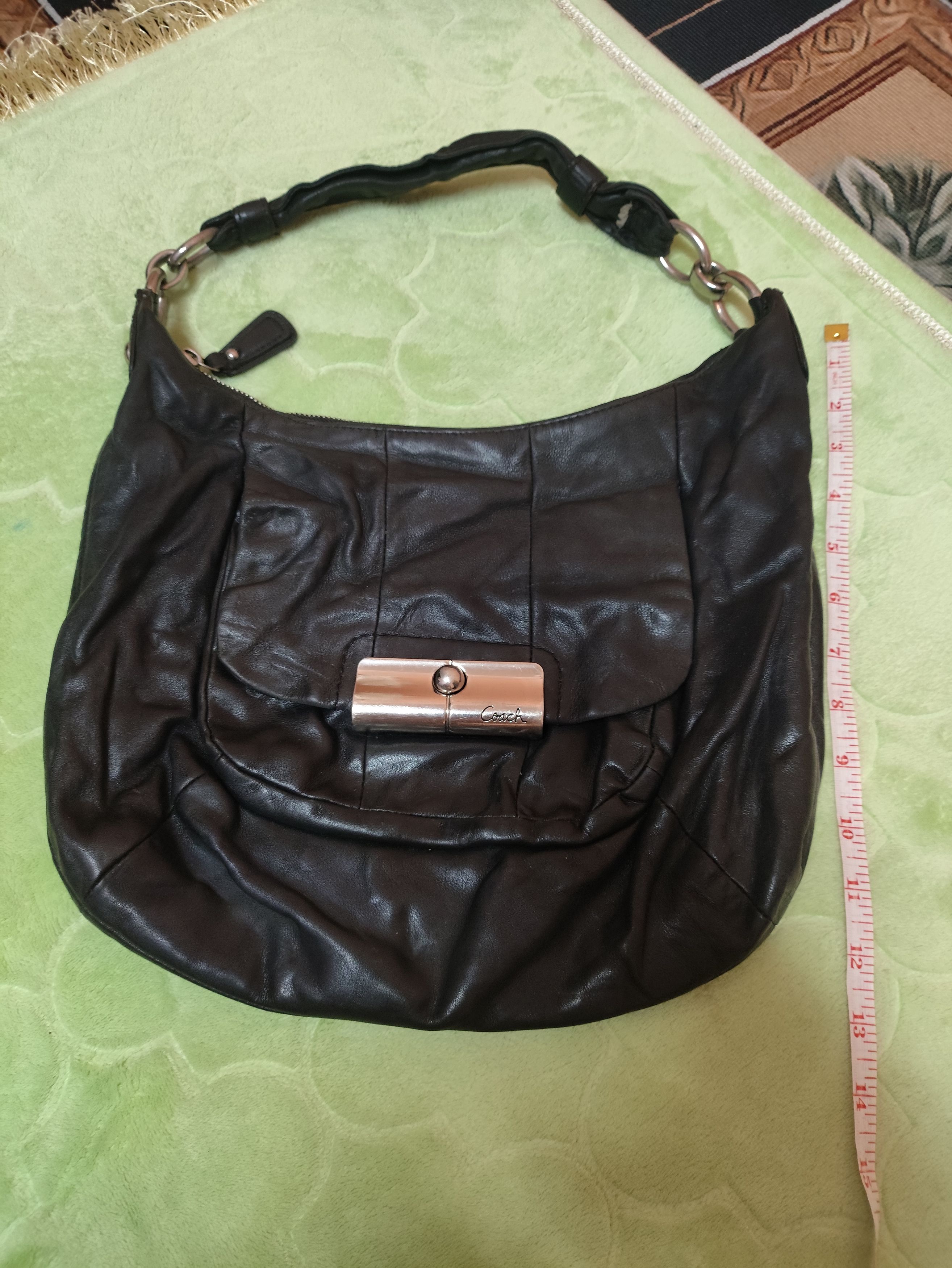 Coach × Leather × Vintage Vintage Leather Coach Hobo bag (Nice black leather) Size ONE SIZE - 2 Thumbnail