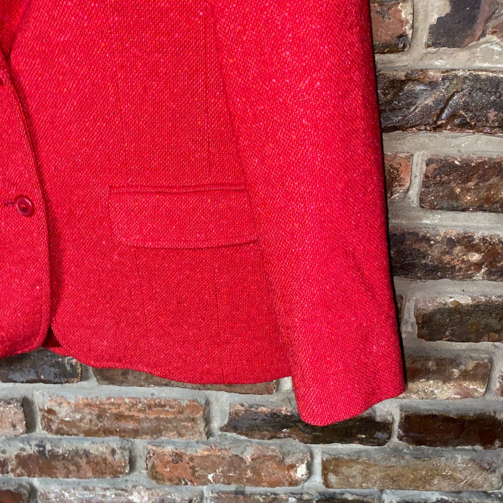 Pendleton Pendleton Vintage 1960-70 Red 2-Button Wool Blazer Jacket 10 Size L / US 10 / IT 46 - 4 Thumbnail