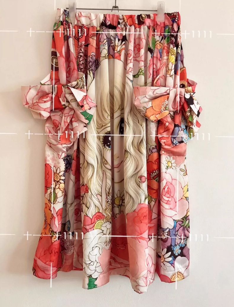 Comme des Garcons Comme Des Garcons size S Makoto Takahashi girl bow skirt Size 24" / US 00 / IT 34 - 3 Thumbnail