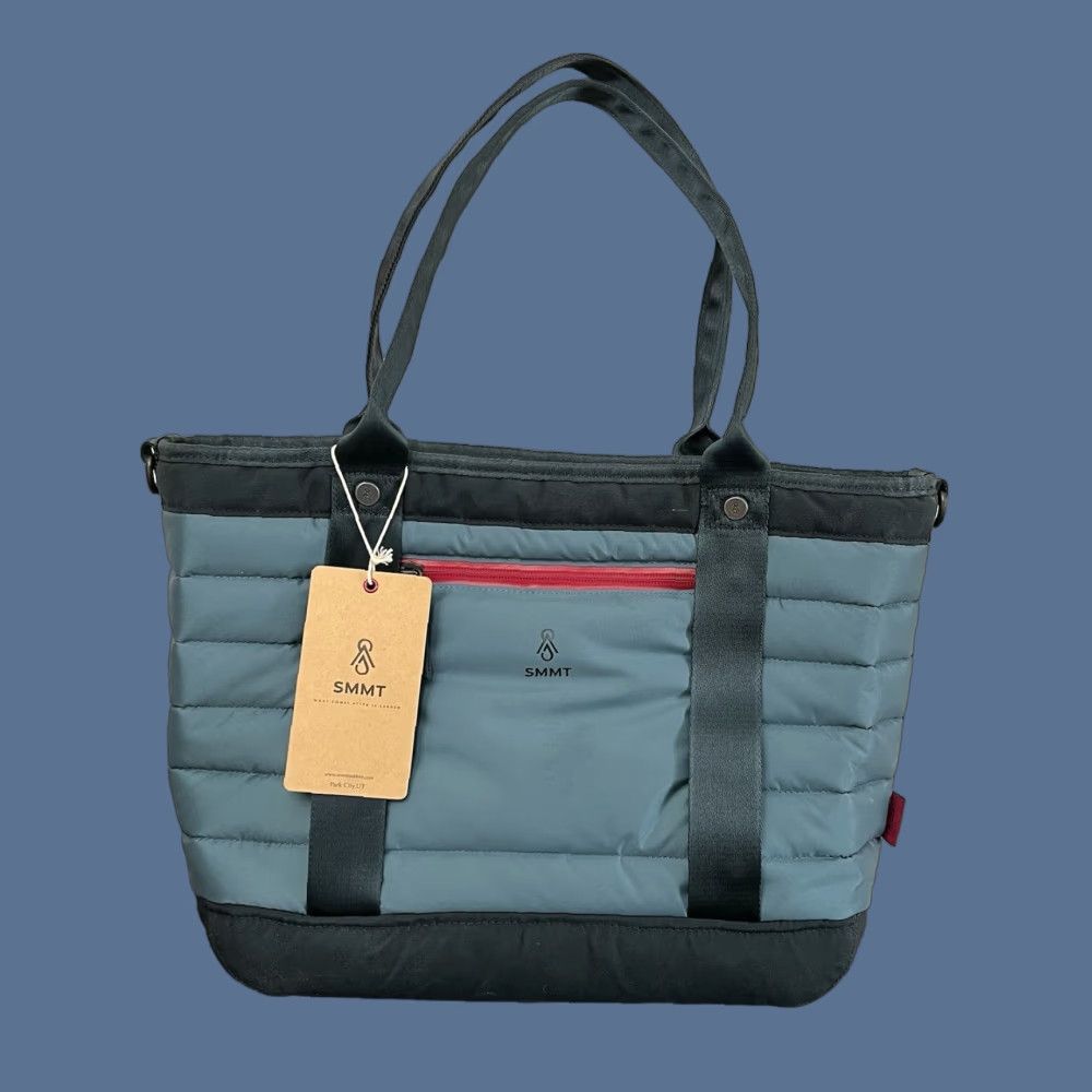 Vintage SMMT Powderloft Tote Bag 20L Insulated NWT Blue Unisex Adults Tote 11.75t x 17w x 5.75d Zip NWT 98 Size ONE SIZE - 1 Thumbnail