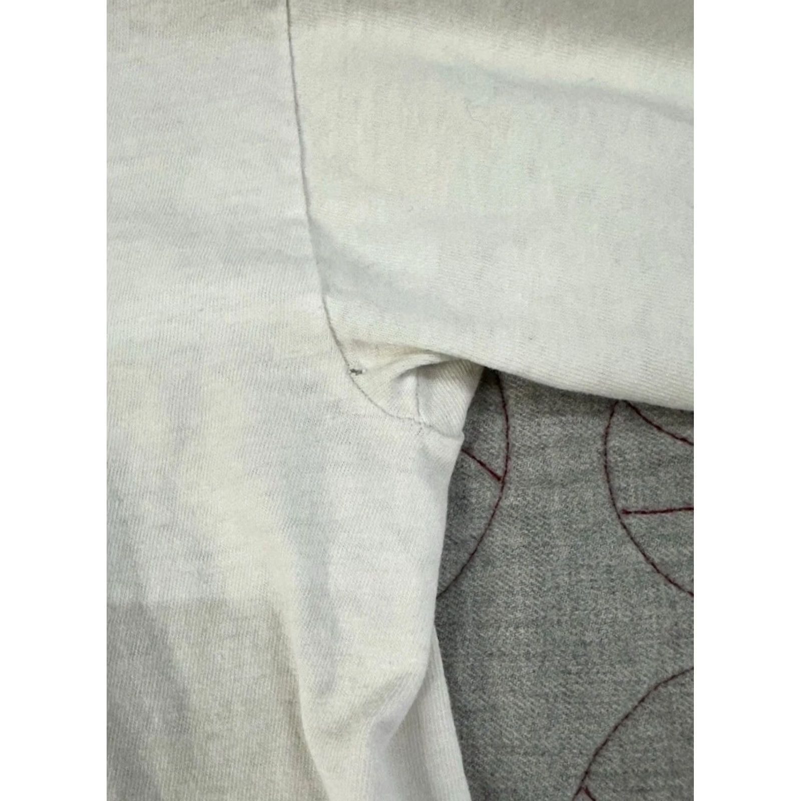 Hanes VINTAGE Earth Day Mount Everest Peace Climb Long Sleeve Tee XL White Mens US made Size US XL / EU 56 / 4 - 5 Thumbnail