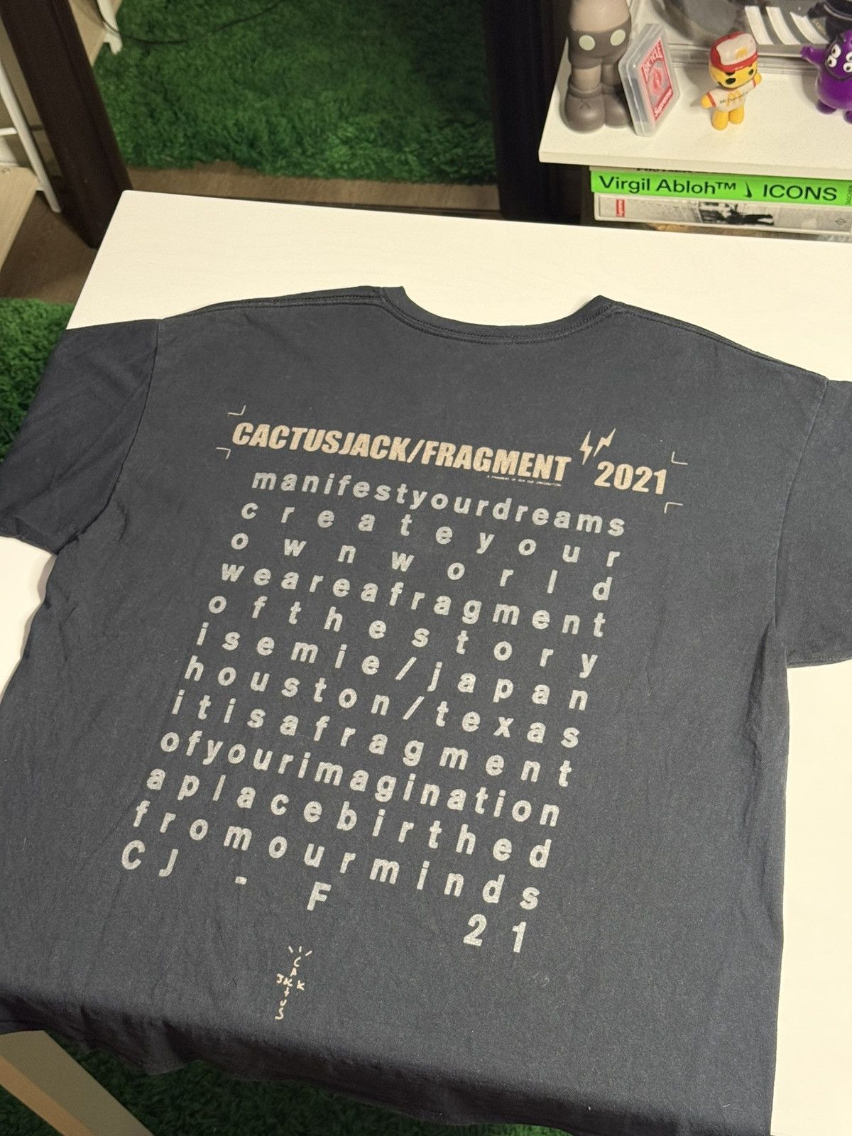 Travis Scott Travis Scott x Fragment Danger Tee “Black” [L] PREOWNED Size US L / EU 52-54 / 3 - 3 Thumbnail