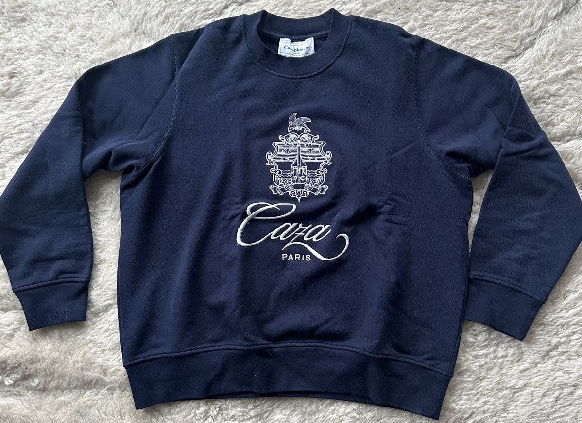 Casablanca RITZ CAZA LOGO SWEATER Size US L / EU 52-54 / 3 - 1 Thumbnail