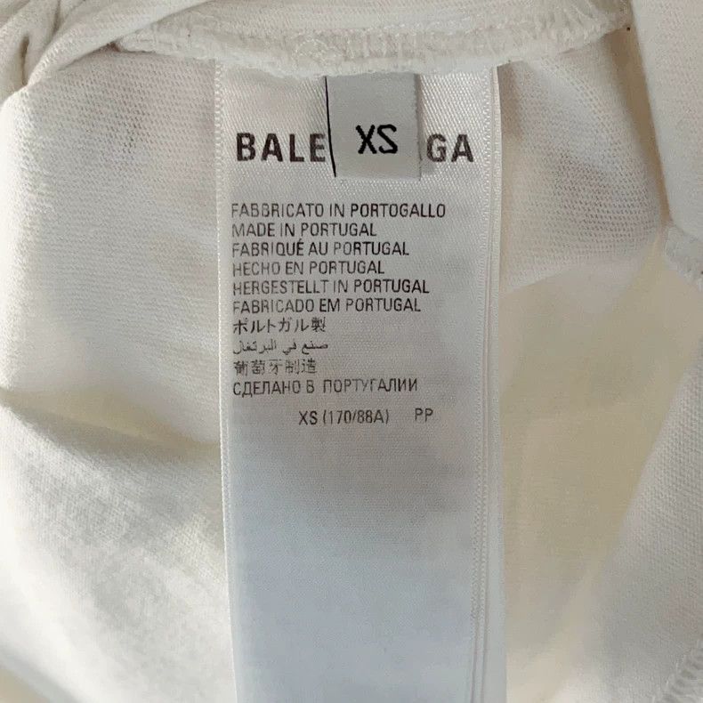 Balenciaga Balenciaga Letter printed T-shirt with round neck and shor Size US XS / EU 42 / 0 - 5 Thumbnail