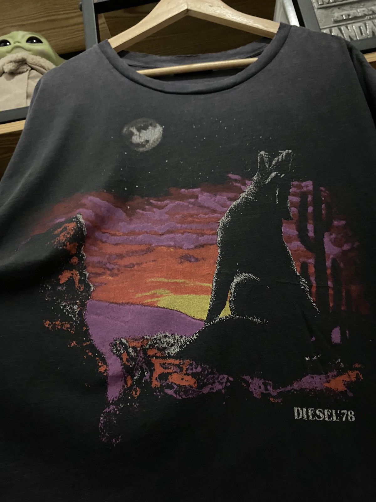 Diesel × Marlboro × Vintage Vintage Diesel 78 Night Dessert Wolf Malboro Style Tshirt Size US XL / EU 56 / 4 - 2 Thumbnail