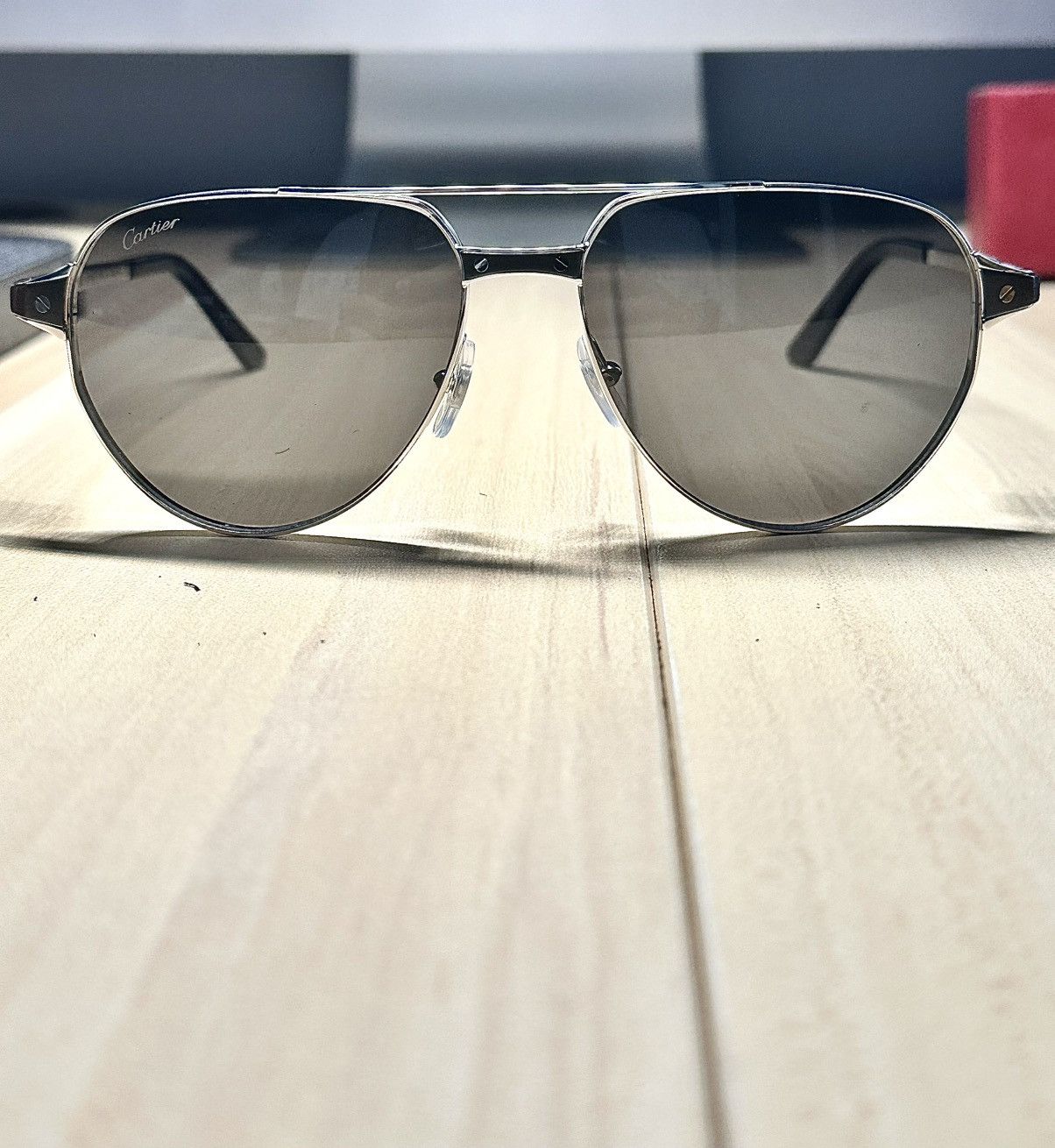 Cartier Santos de Cartier Polarized Sunglasses