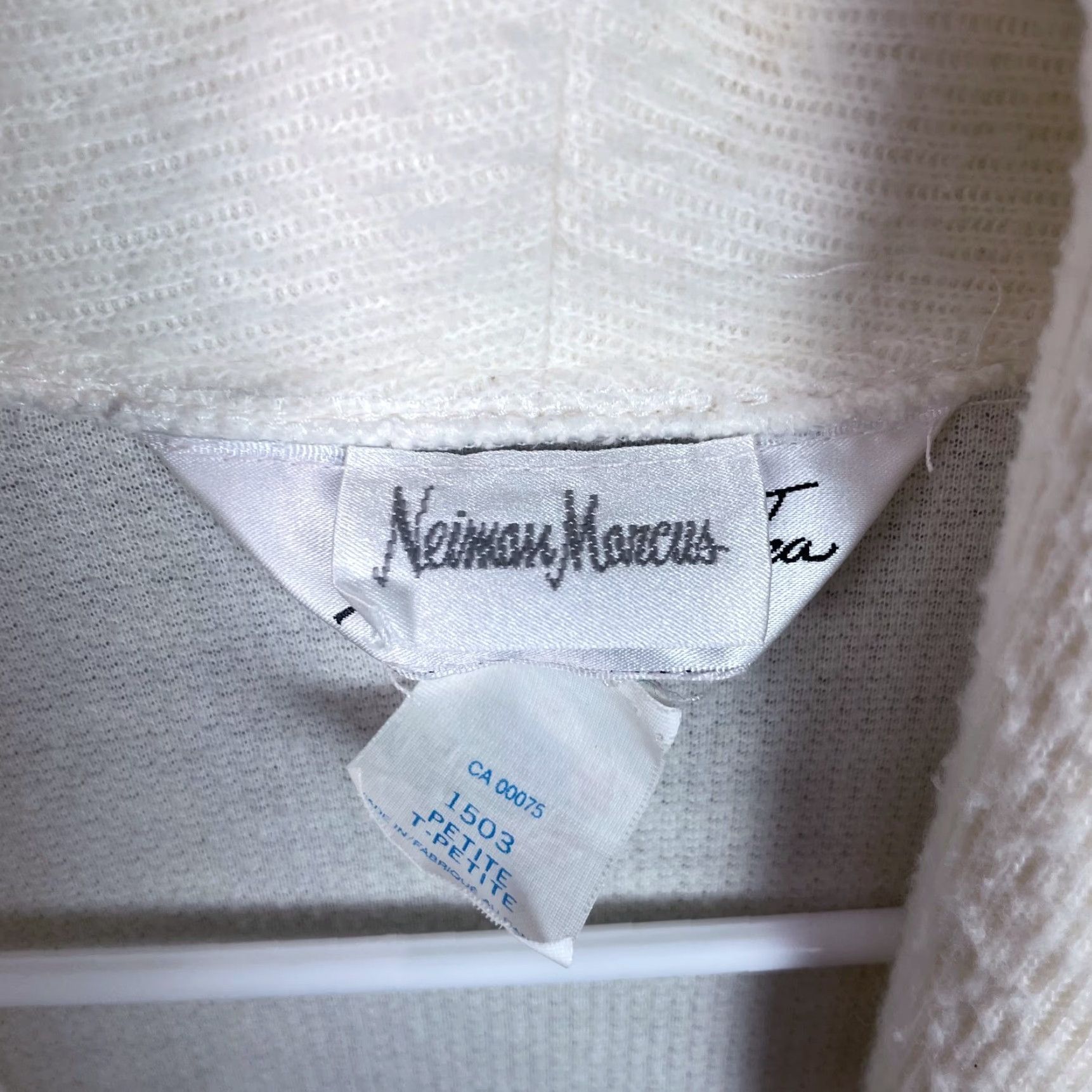 Vintage VINTAGE Diamond Tea Robe Ivory Canada Union Belt Tall Petite Nightgown Shirt? Size ONE SIZE - 5 Thumbnail