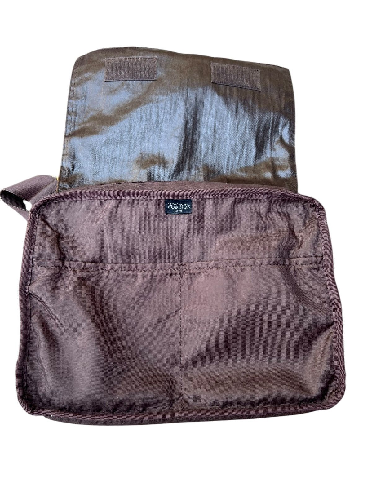Porter Vintage Porter Yoshida Distressed Coated Messenger Bag Size ONE SIZE - 23 Thumbnail