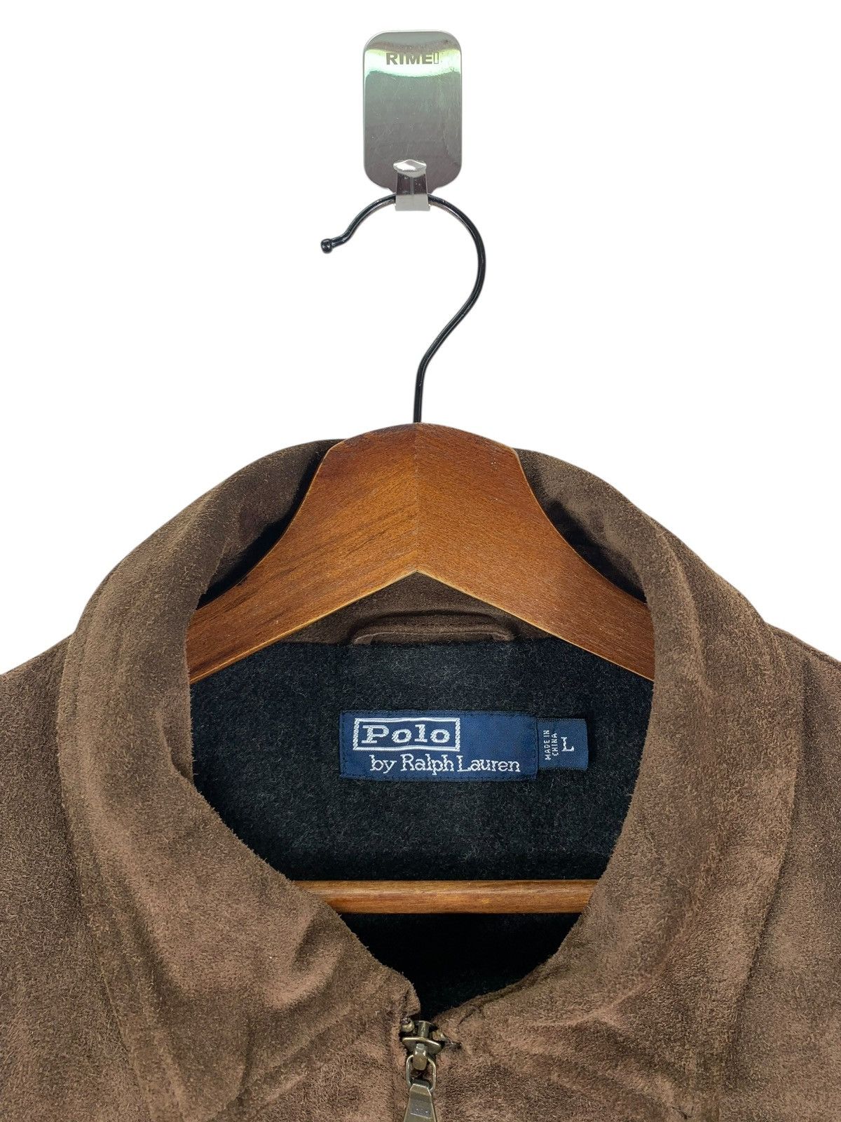 Polo Ralph Lauren VINTAGE 90s POLO RALPH LAUREN SUEDE LEATHER JACKET Size US L / EU 52-54 / 3 - 8 Thumbnail