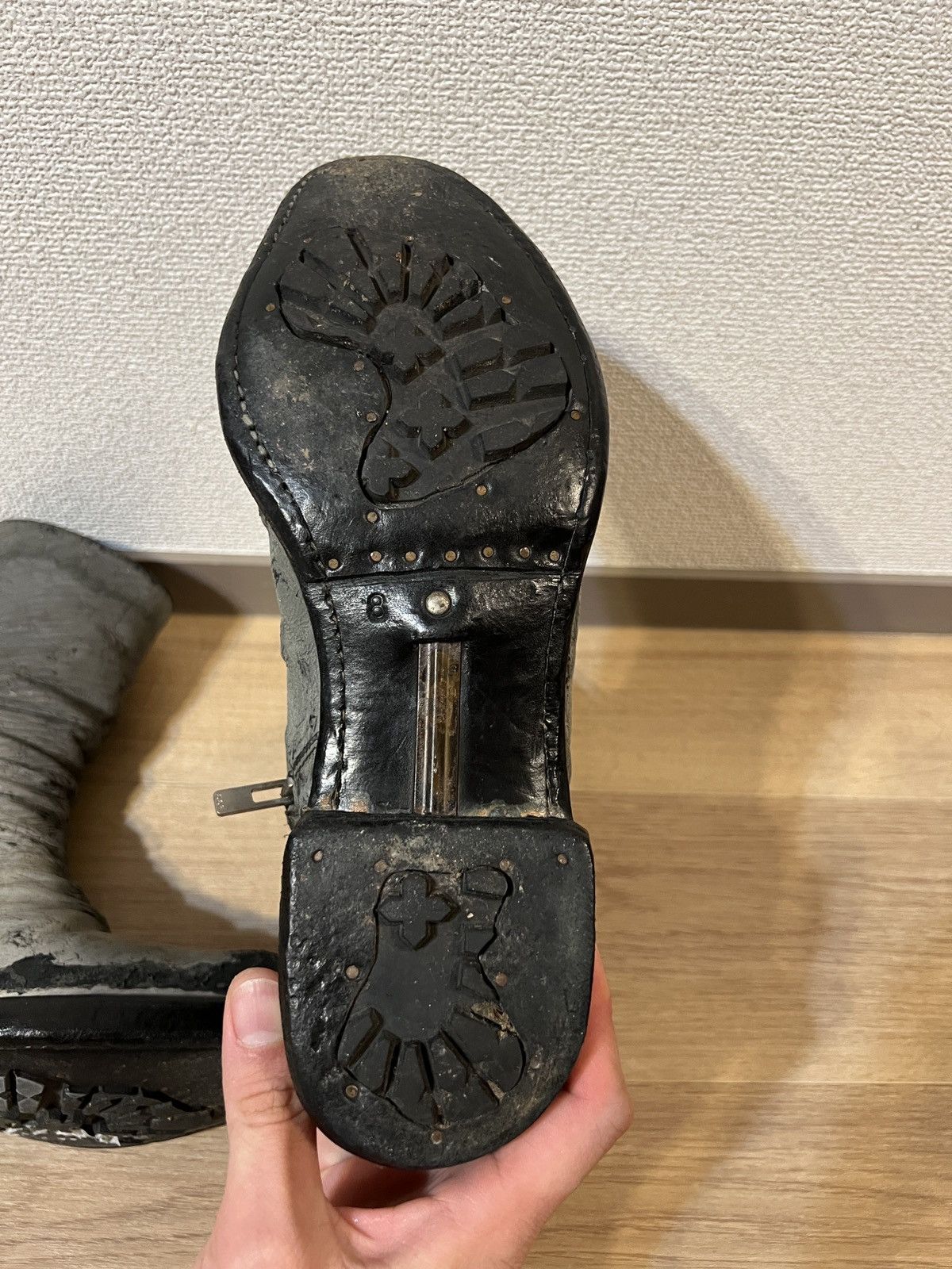 Carol Christian Poell XDERMA Spur-Biter Crimp Front Boot Size US 9 / EU 42 - 3 Thumbnail