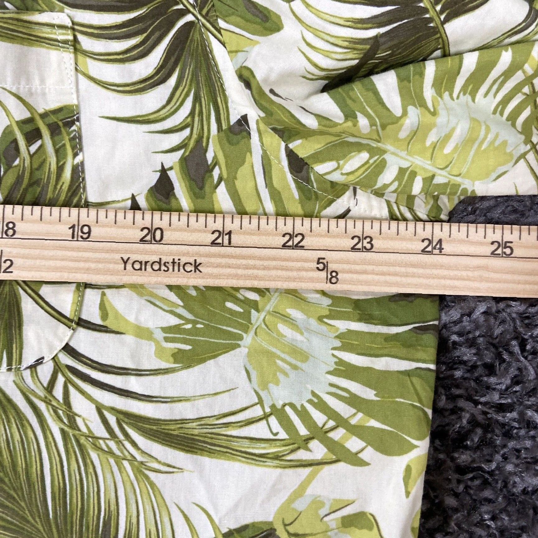 Vintage 28 Palm Shirt Men XL Green Hawaii Button-Up Mens Size US 36 / EU 52 - 7 Thumbnail