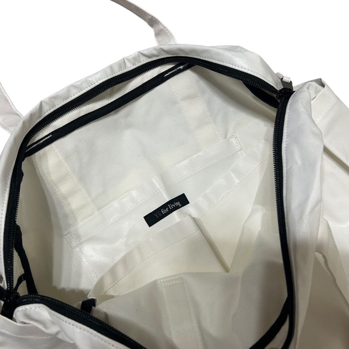 Yohji Yamamoto 697 00s Y's Yohji Yamamoto multi pocket bag PVC Y2K style Size ONE SIZE - 7 Thumbnail
