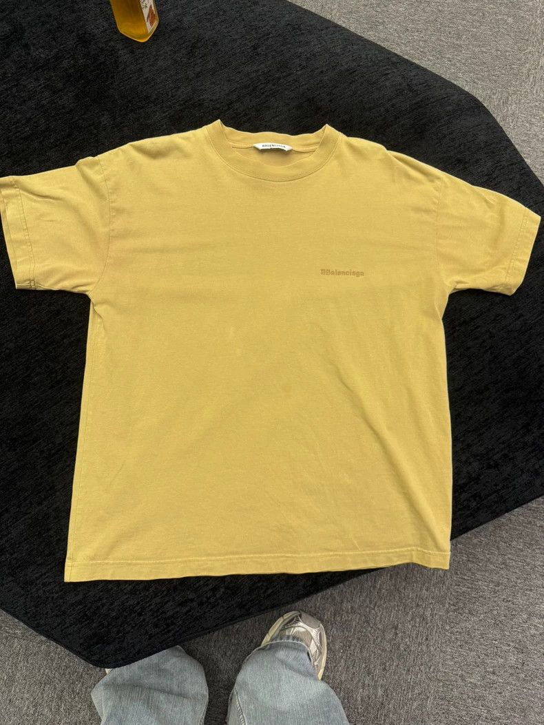 Balenciaga Balenciaga Yellow short-sleeved T-shirt, size S Size US S / EU 44-46 / 1 - 1 Thumbnail