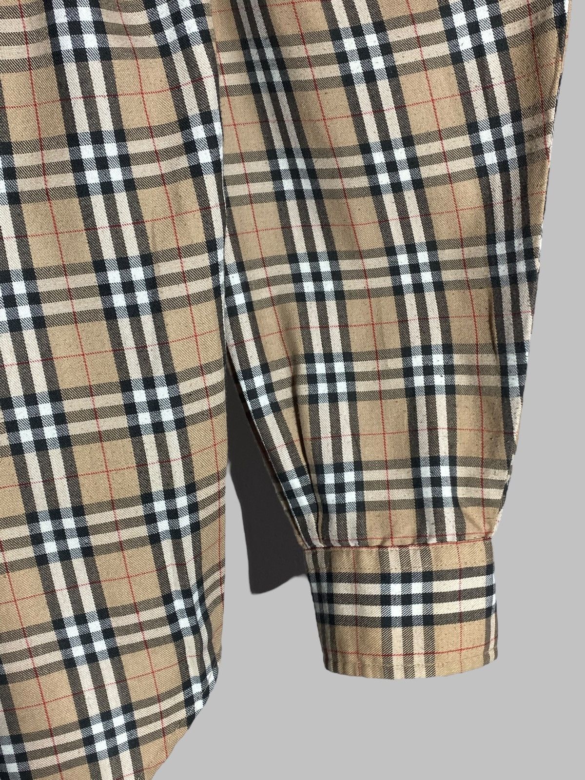Polo Ralph Lauren 🔥 VNTG POLO RALPH LAUREN NOVA CHECK PATTERN BURBERRY VIBES Size US L / EU 52-54 / 3 - 14 Thumbnail