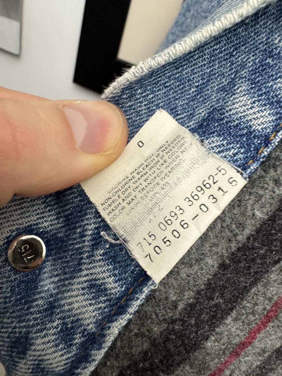 Levi's Levis Vintage 90s Denim Trucker Jacket 70506 Made In USA Size US L / EU 52-54 / 3 - 8 Thumbnail