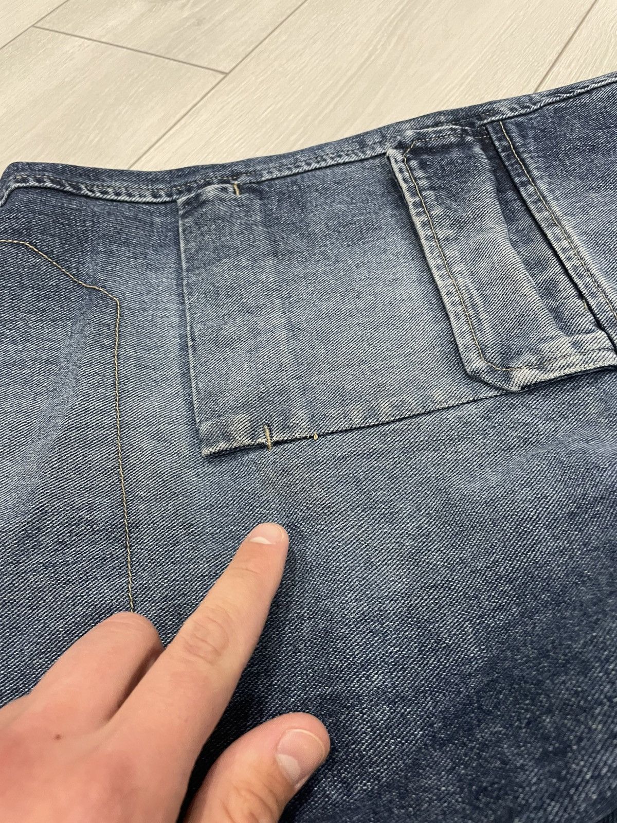 CLOSED × Marithe + Francois Girbaud 90s CARGO DENIM PANTS Y2K Marithe Francois Girbaud Jeans OLD Size US 40 / EU 56 - 14 Thumbnail