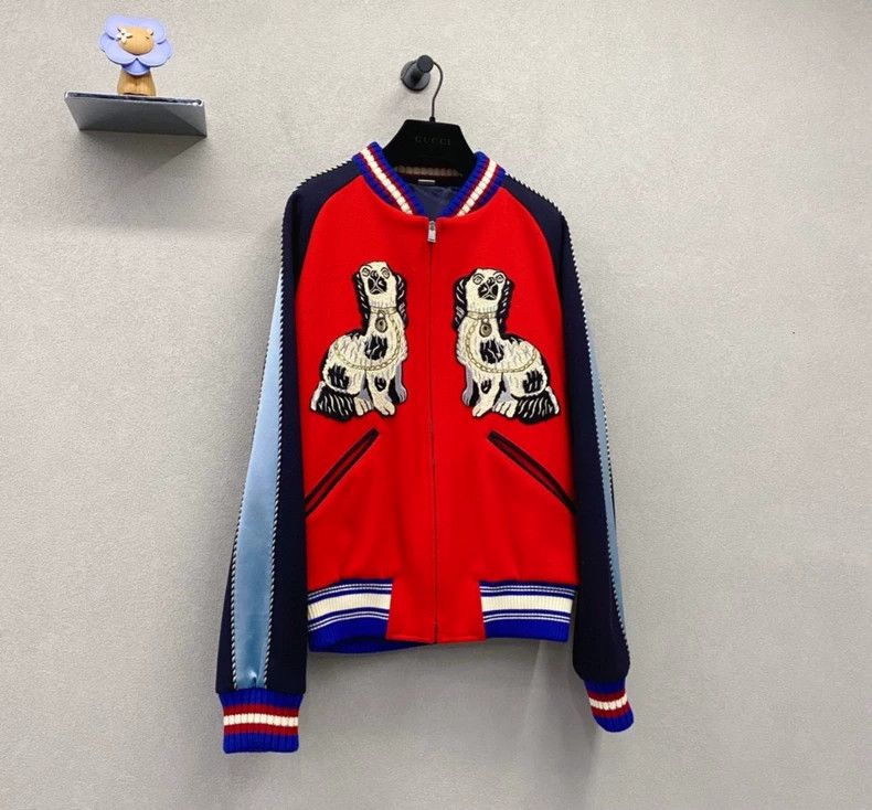 Gucci GucciRed embroidered tiger head jacket 2503-Nextarrow Size US S / EU 44-46 / 1 - 3 Thumbnail