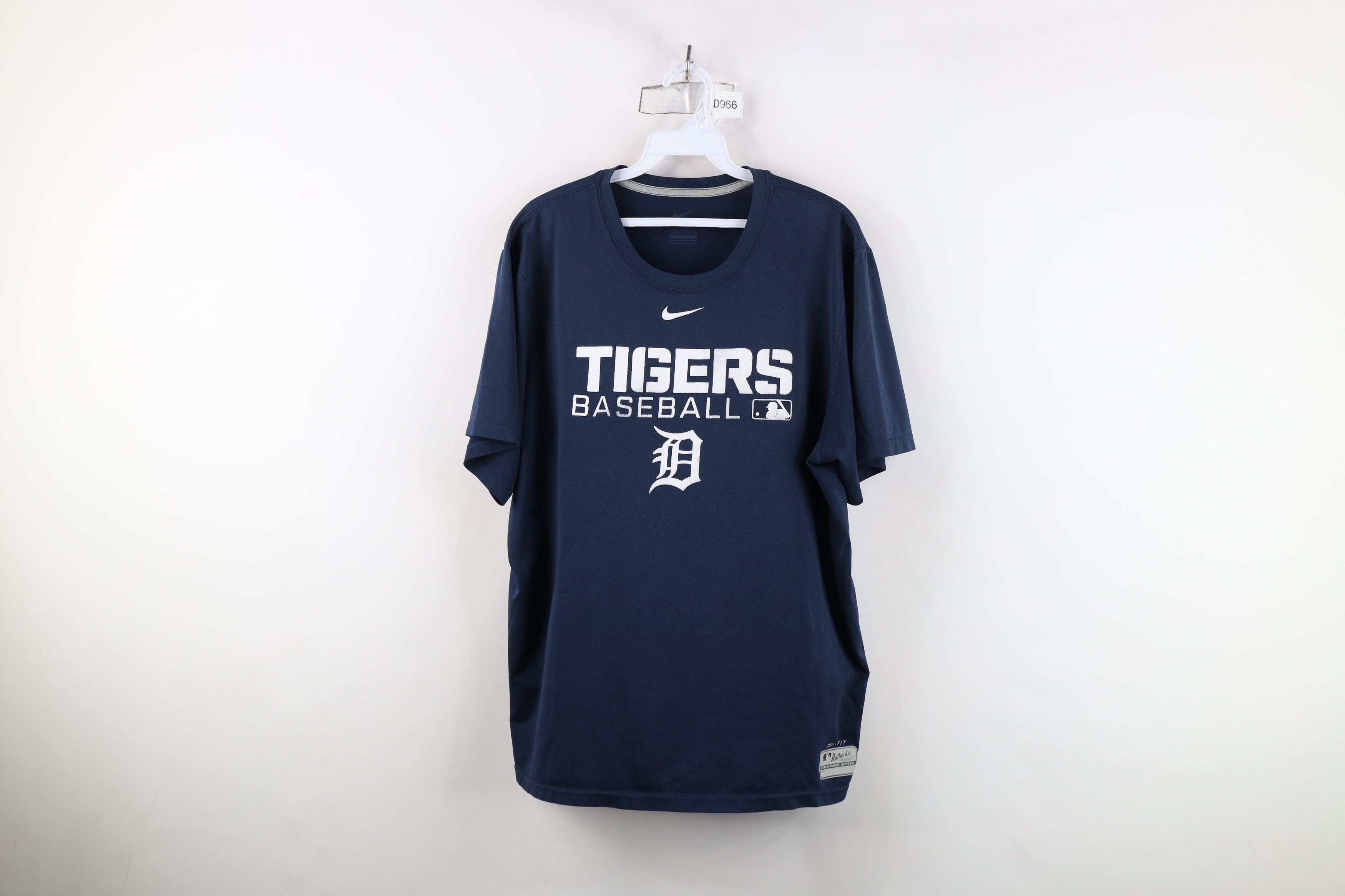 Nike Nike Center Swoosh Detroit Tigers Baseball T-Shirt Blue Size US L / EU 52-54 / 3 - 1 Thumbnail