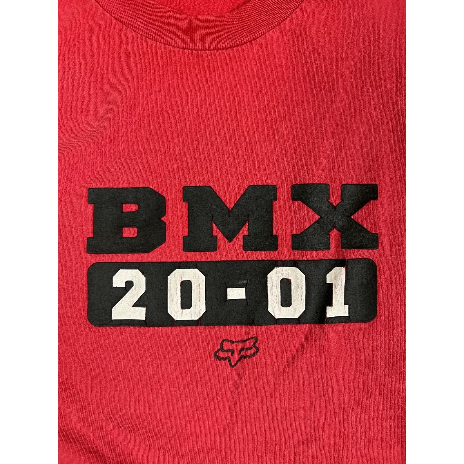 Fox Racing Vintage Fox Racing BMX T-Shirt Size XL Y2K Red 2001 Size US XL / EU 56 / 4 - 2 Thumbnail