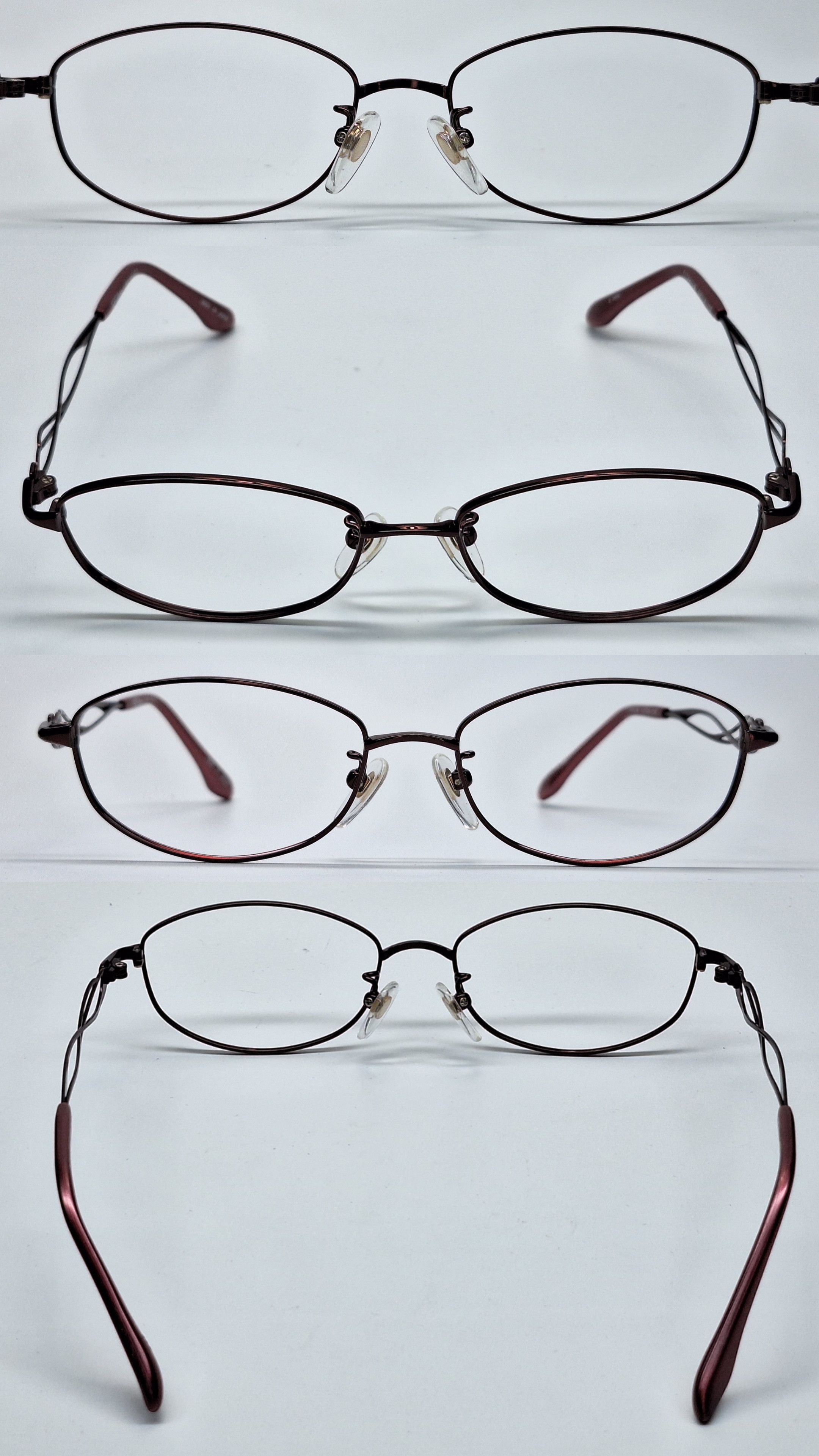 Other ELITE EL-6103 Wine Titan-P Flexible Twisted Temple Frame Size ONE SIZE - 7 Thumbnail