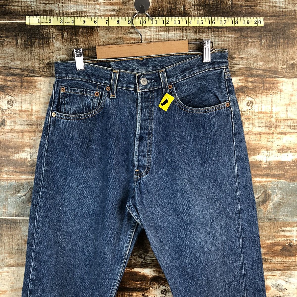 Levi's Levis 501 Blue Denim jeans Pants #A2601 Size 31" - 4 Thumbnail