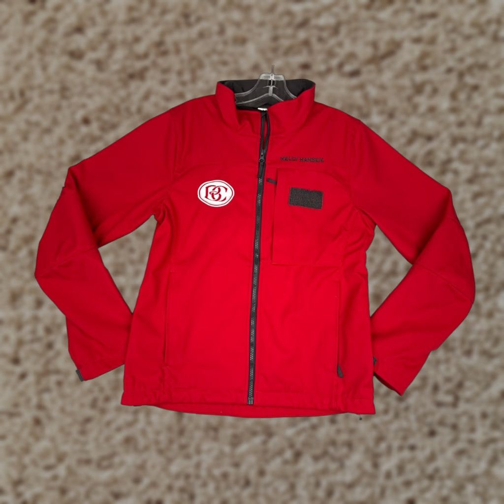Helly Hansen Helly Hansen Jacket Women Small Red Full Zip Fleece Lined Polyester Shell LOGOS Size S / US 4 / IT 40 - 1 Thumbnail