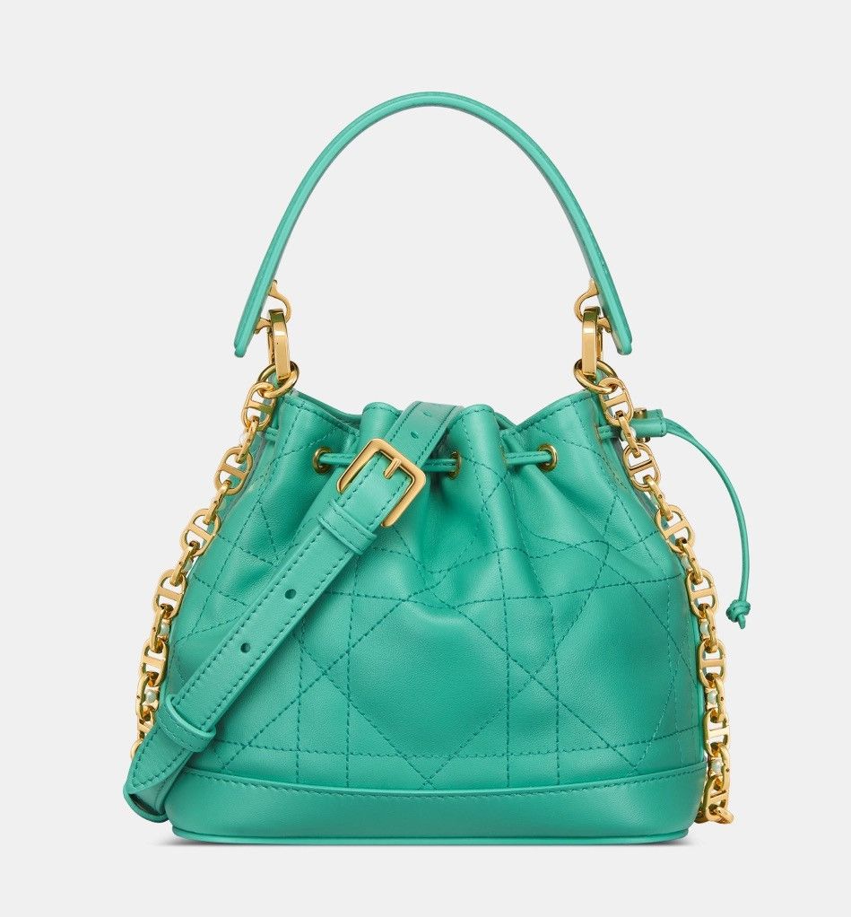 Dior DIORIVIERA SMALL DIOR JOLIE BUCKET BAG Aquamarine Size ONE SIZE - 2 Thumbnail