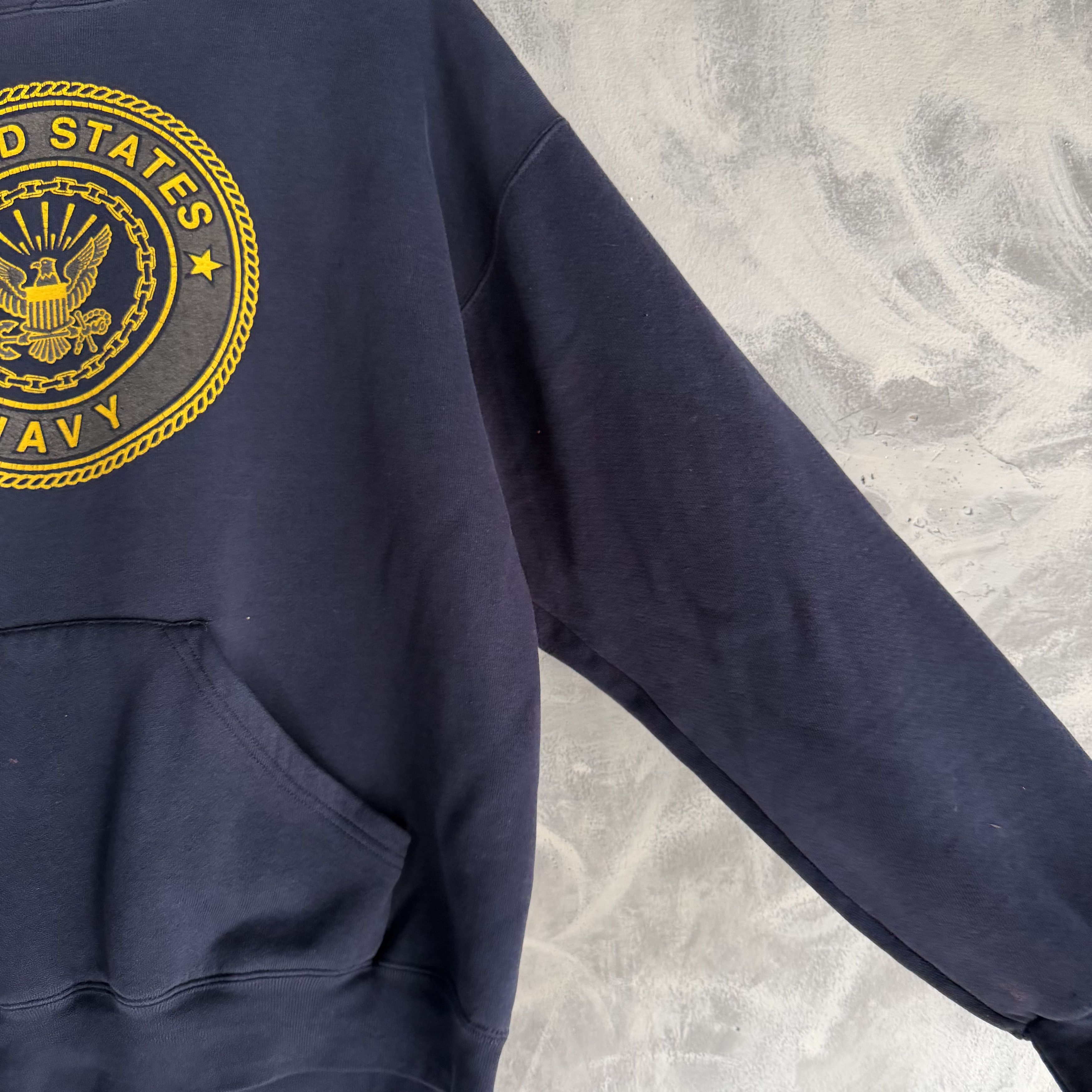 Soffe VTG Soffe Hoodie US Navy Pullover Graphic Sweatshirt USA Size US XL / EU 56 / 4 - 5 Thumbnail