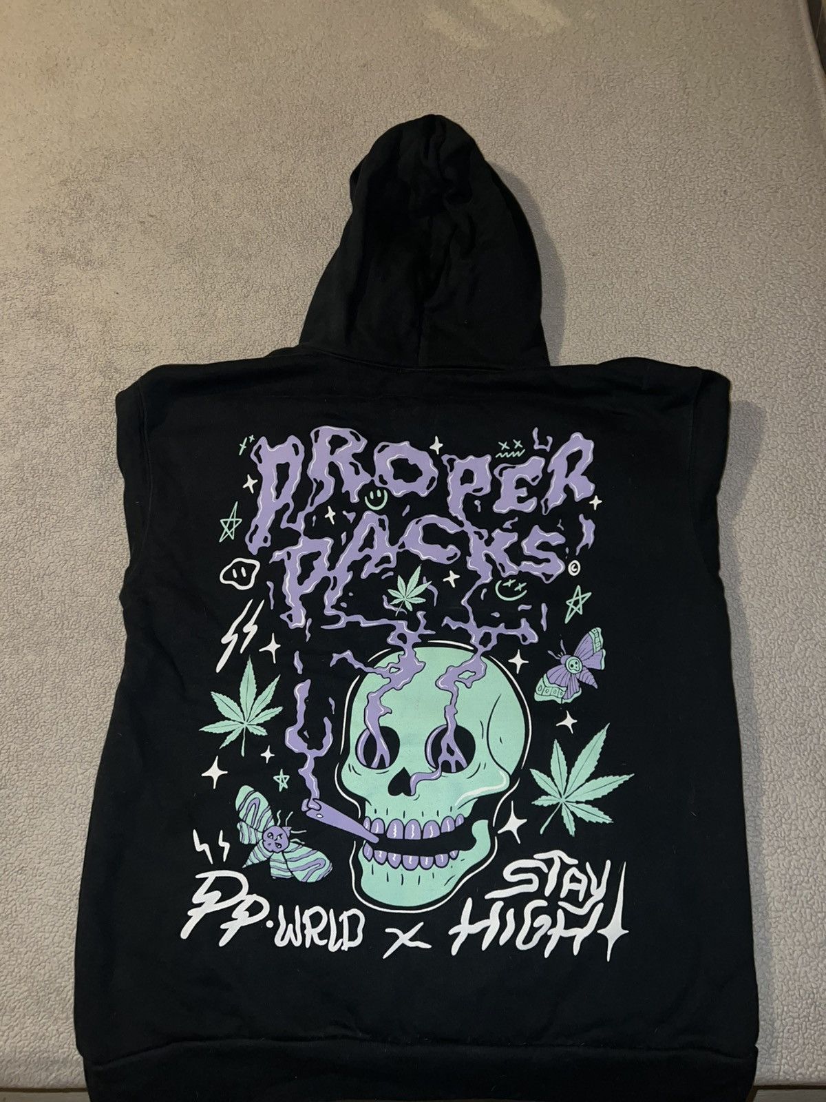 Other Black graphic hoodie 4/20 friendly Size US M / EU 48-50 / 2 - 2 Thumbnail