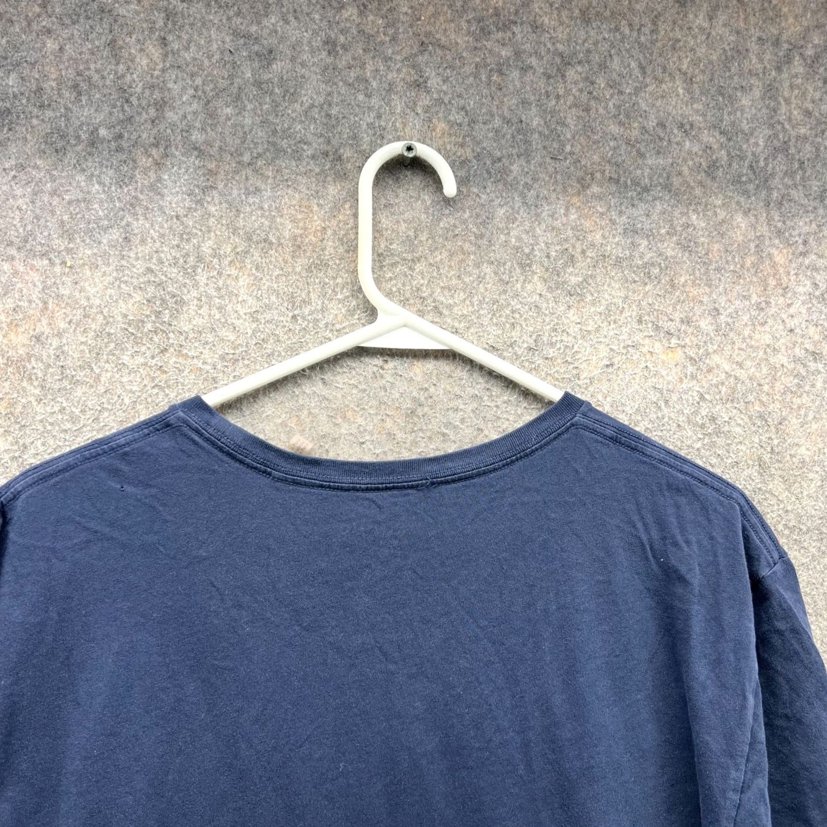 Karl Lagerfeld Karl Lagerfeld Shirt XL Blue Navy Crewneck Cotton Paris Logo Men XS? Size US XL / EU 56 / 4 - 3 Thumbnail