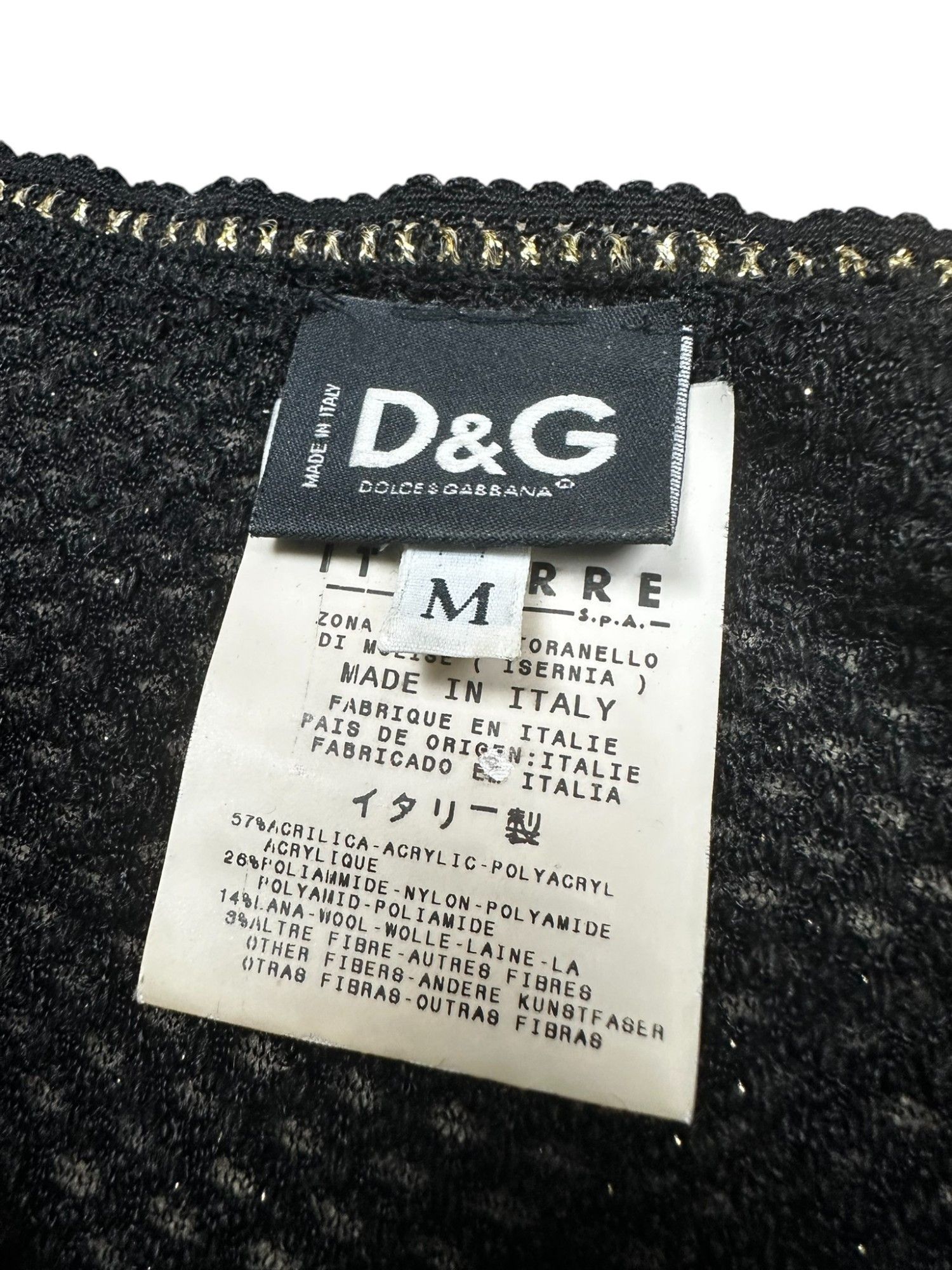Dolce & Gabbana 2000s Mesh Dolce & Gabbana Archive Y2k Top Size M / US 6-8 / IT 42-44 - 4 Thumbnail