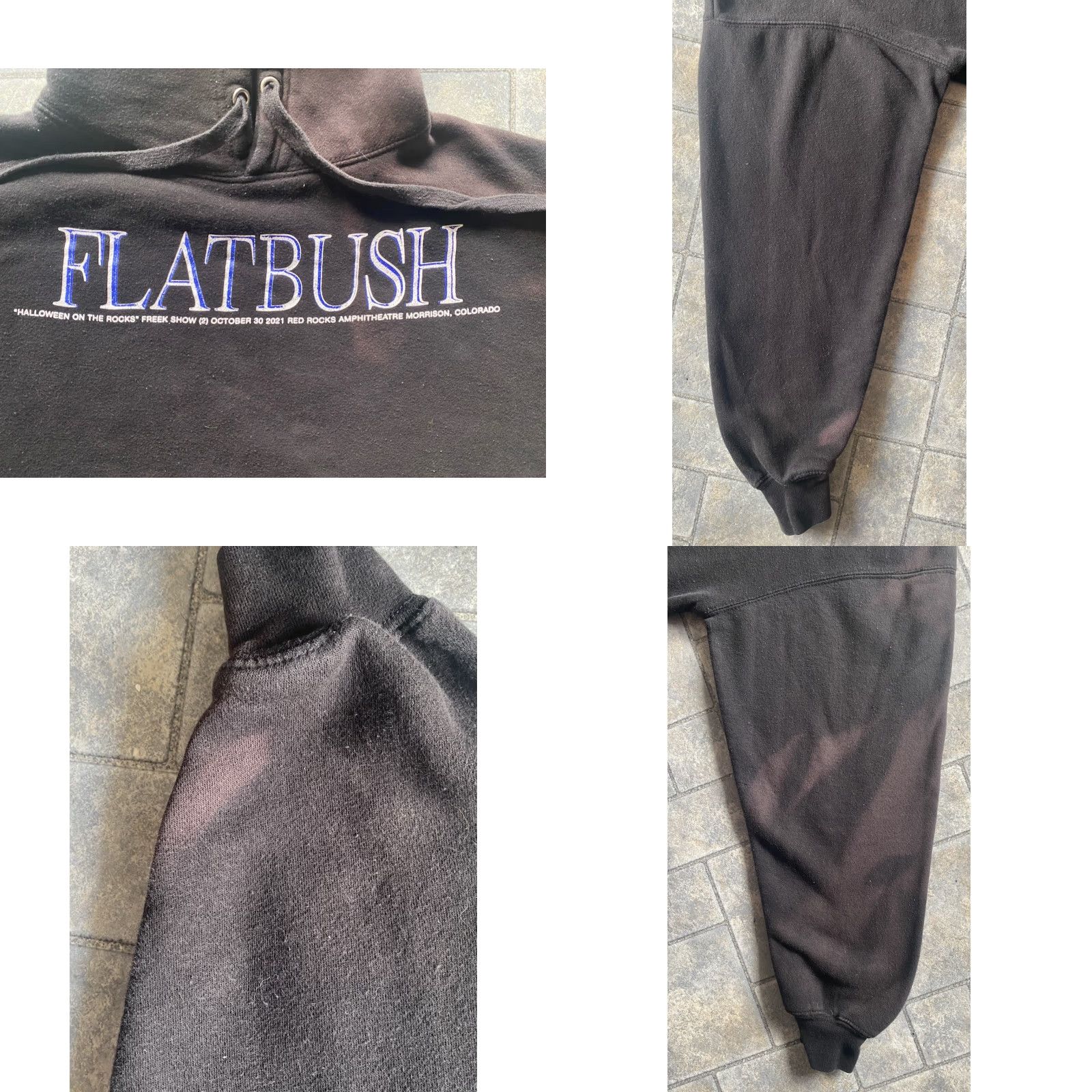 Vintage Flatbush Zombies Hoodie Mens Medium Black Halloween Freek Show 2021 On The Rocks Flatbush Zombies Size US M / EU 48-50 / 2 - 8 Thumbnail