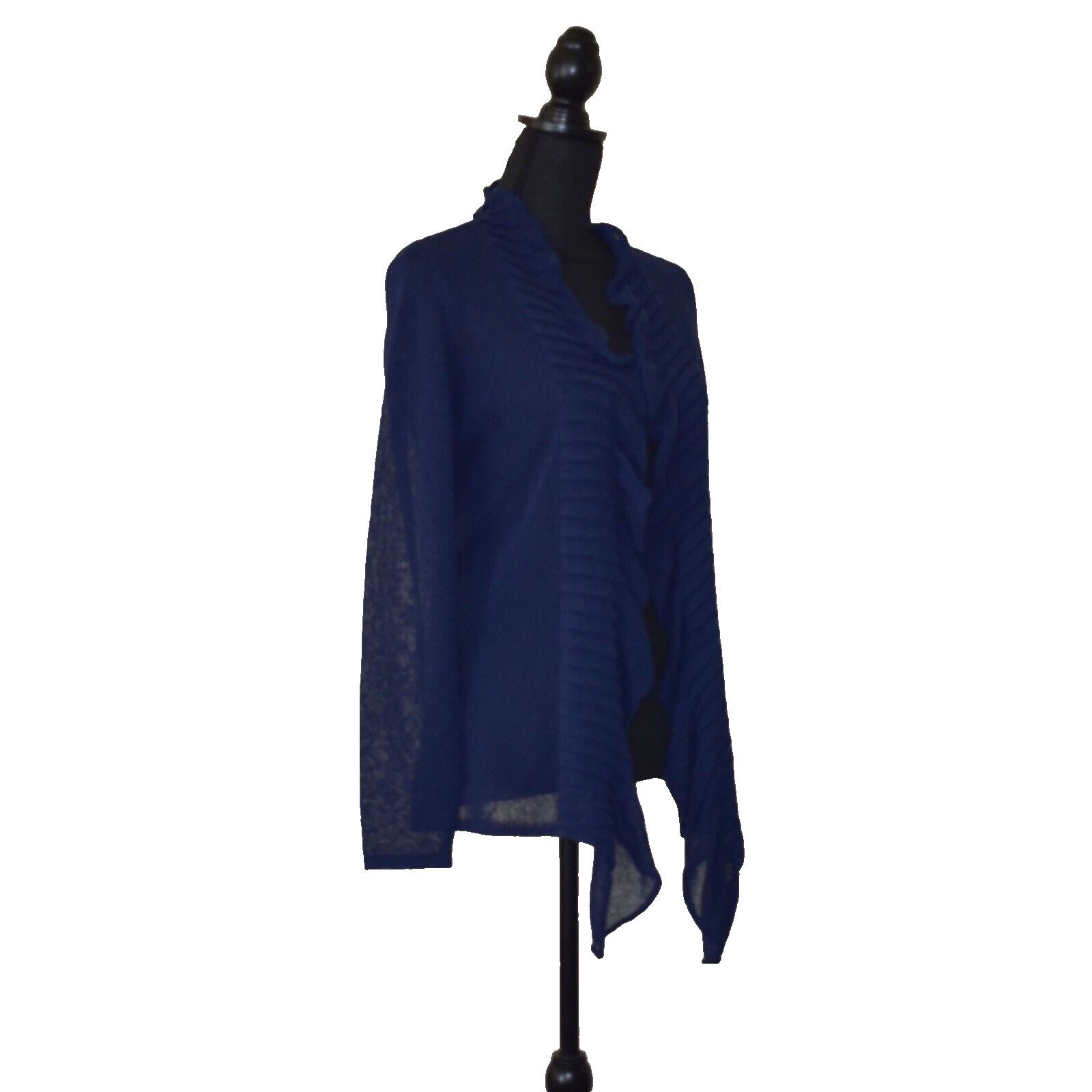 Eileen Fisher NEW EILEEN FISHER Linen Rayon Blend Knit Petite Cardigan PM Size M / US 6-8 / IT 42-44 - 3 Thumbnail