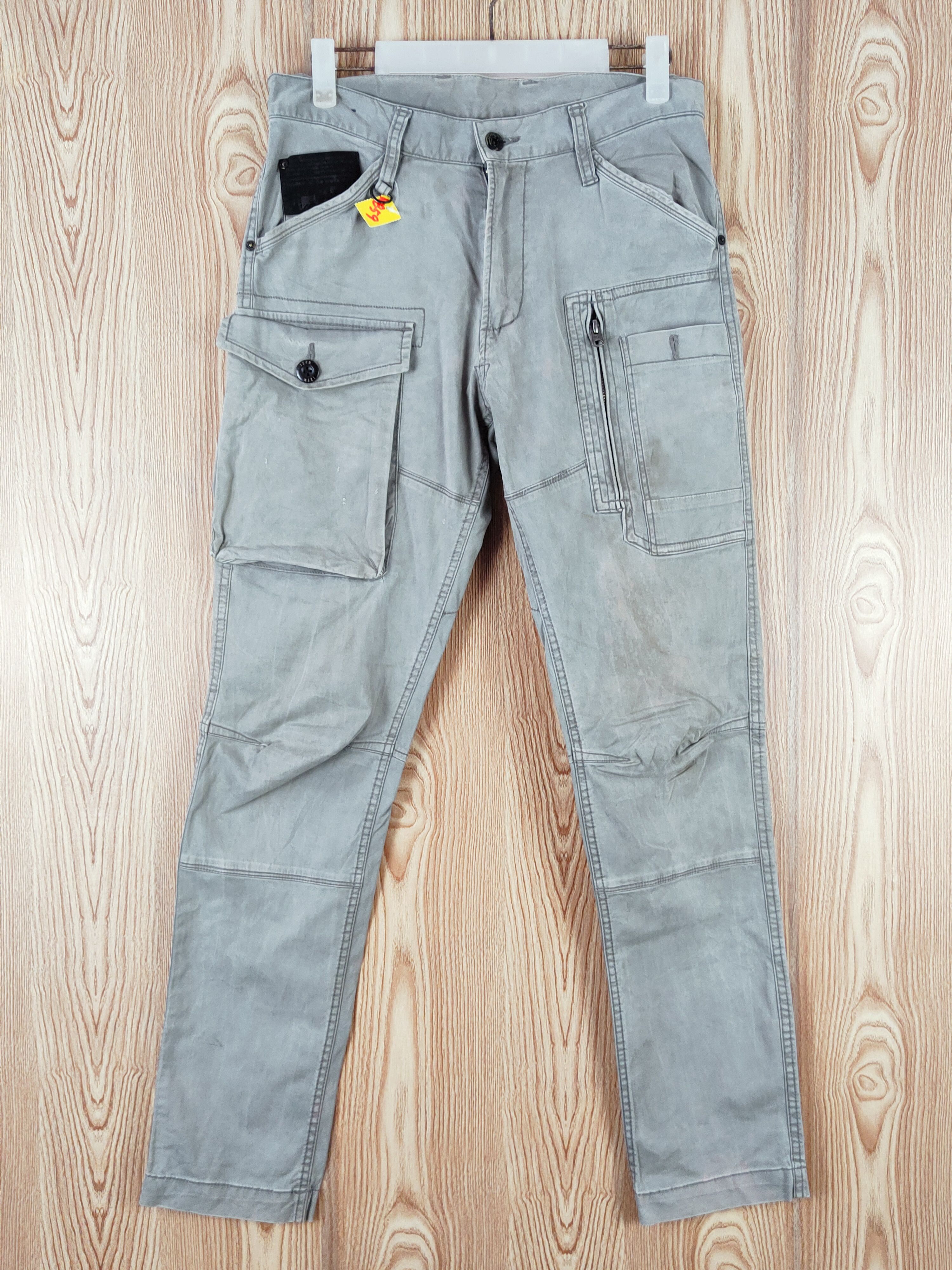 Japanese Brand I'z Frontier Gray Multipocket Tactical Cargo Pants #W859 Size US 30 / EU 46 - 1 Thumbnail