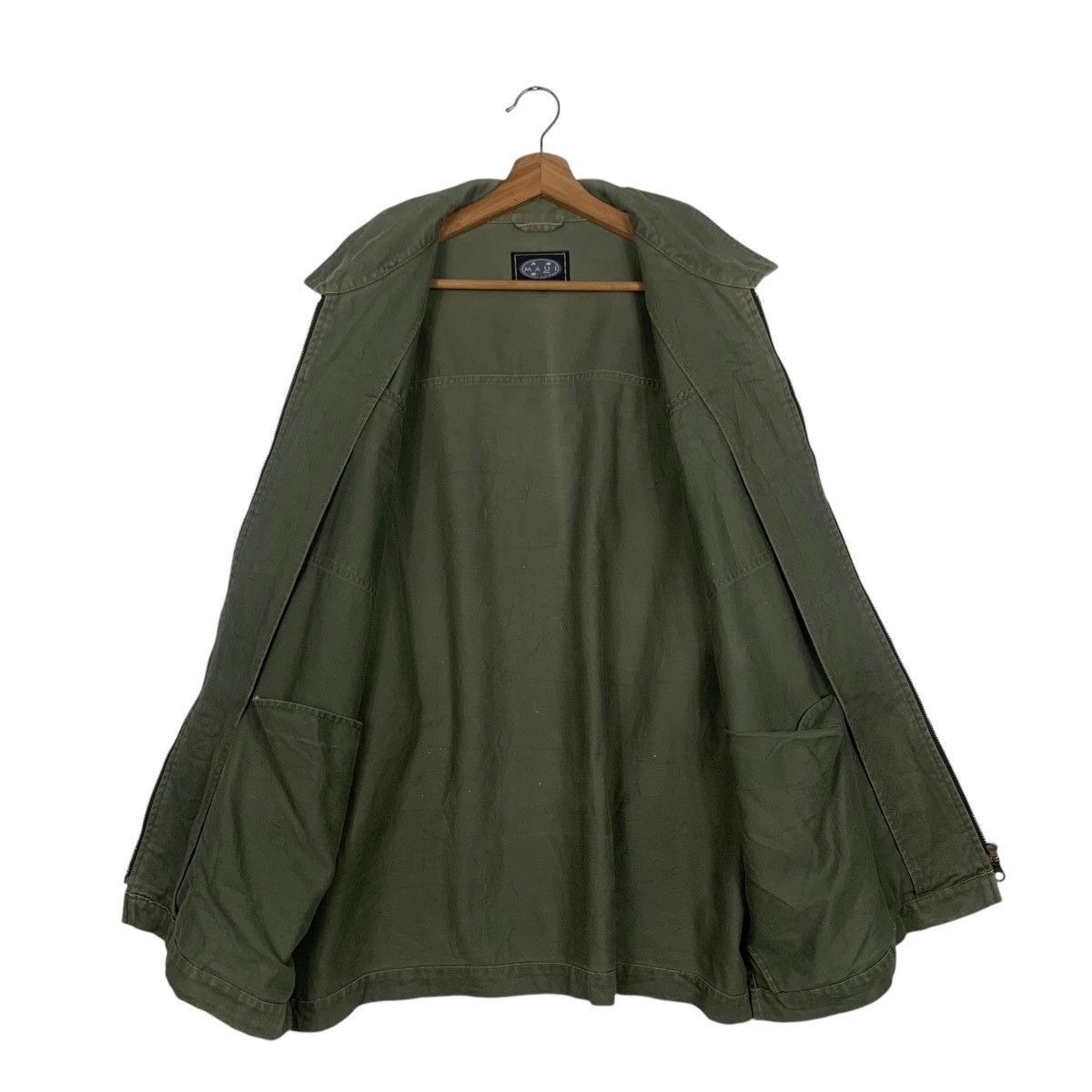 Japanese Brand MAUI And Sons Double Pocket Green Chore Jacket #1804-C16 Size US XL / EU 56 / 4 - 11 Thumbnail