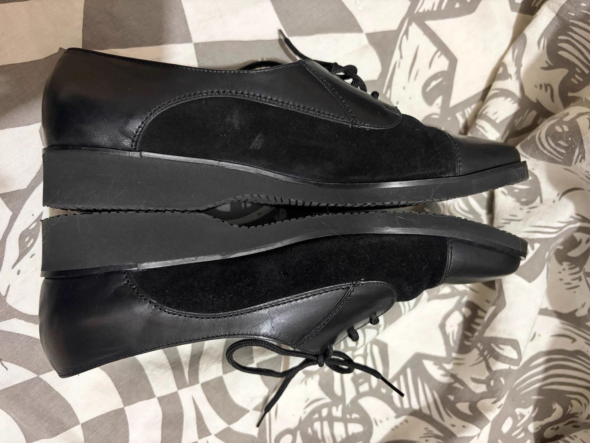 Salvatore Ferragamo Salvatore Ferragamo & Leather Derby Shoes - 36.5 Size US 5.5 / IT 35.5 - 6 Thumbnail