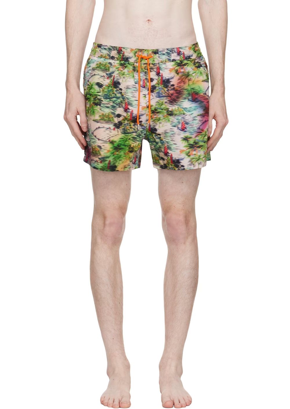 Paul Smith PAUL SMITH Swimwear abstract Hawaii fishing swim shorts XL Size US 36 / EU 52 - 2 Thumbnail