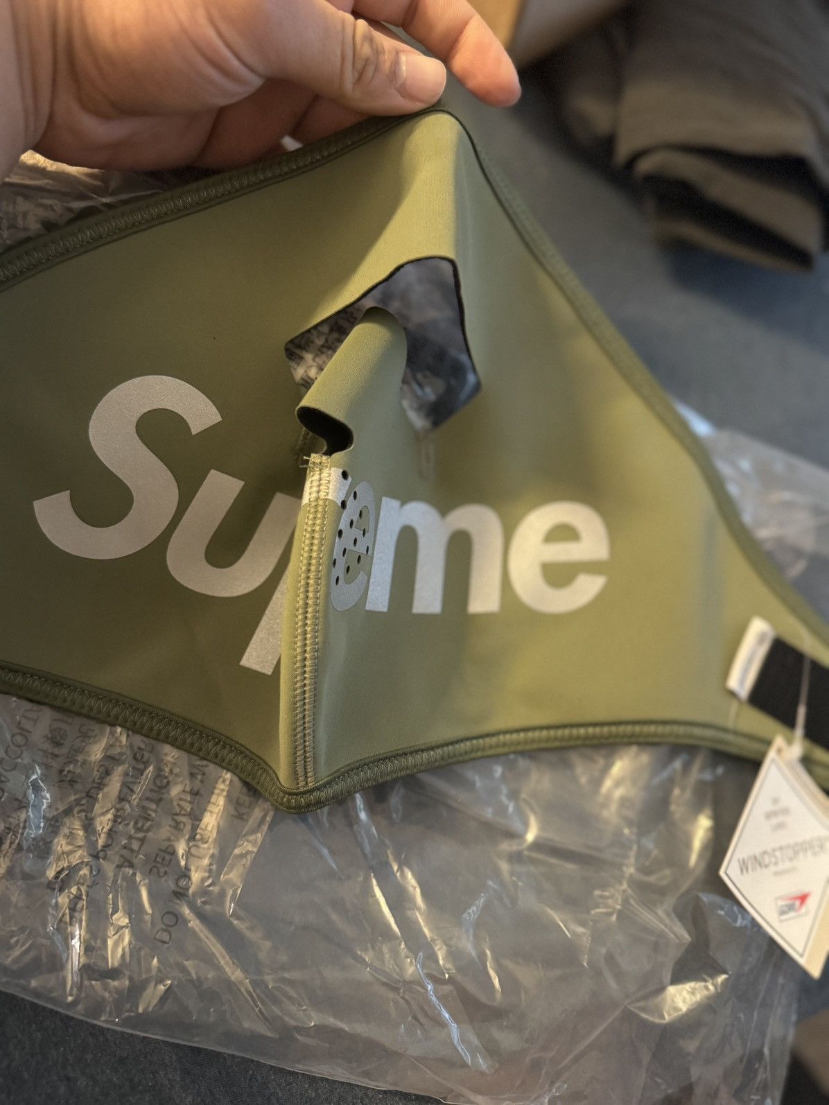 Supreme Supreme Windbreaker Facemask O/S Size ONE SIZE - 2 Thumbnail