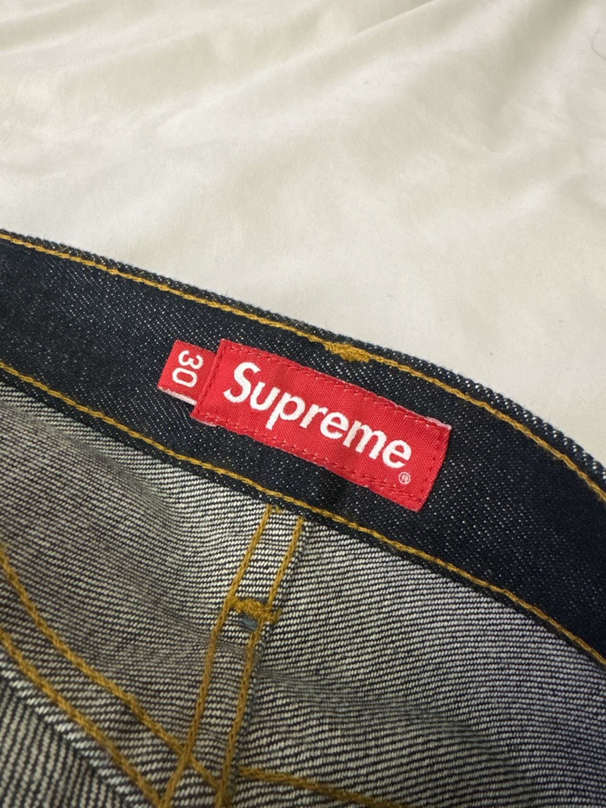 Supreme Supreme Navy Blue jeans Size US 30 / EU 46 - 4 Thumbnail