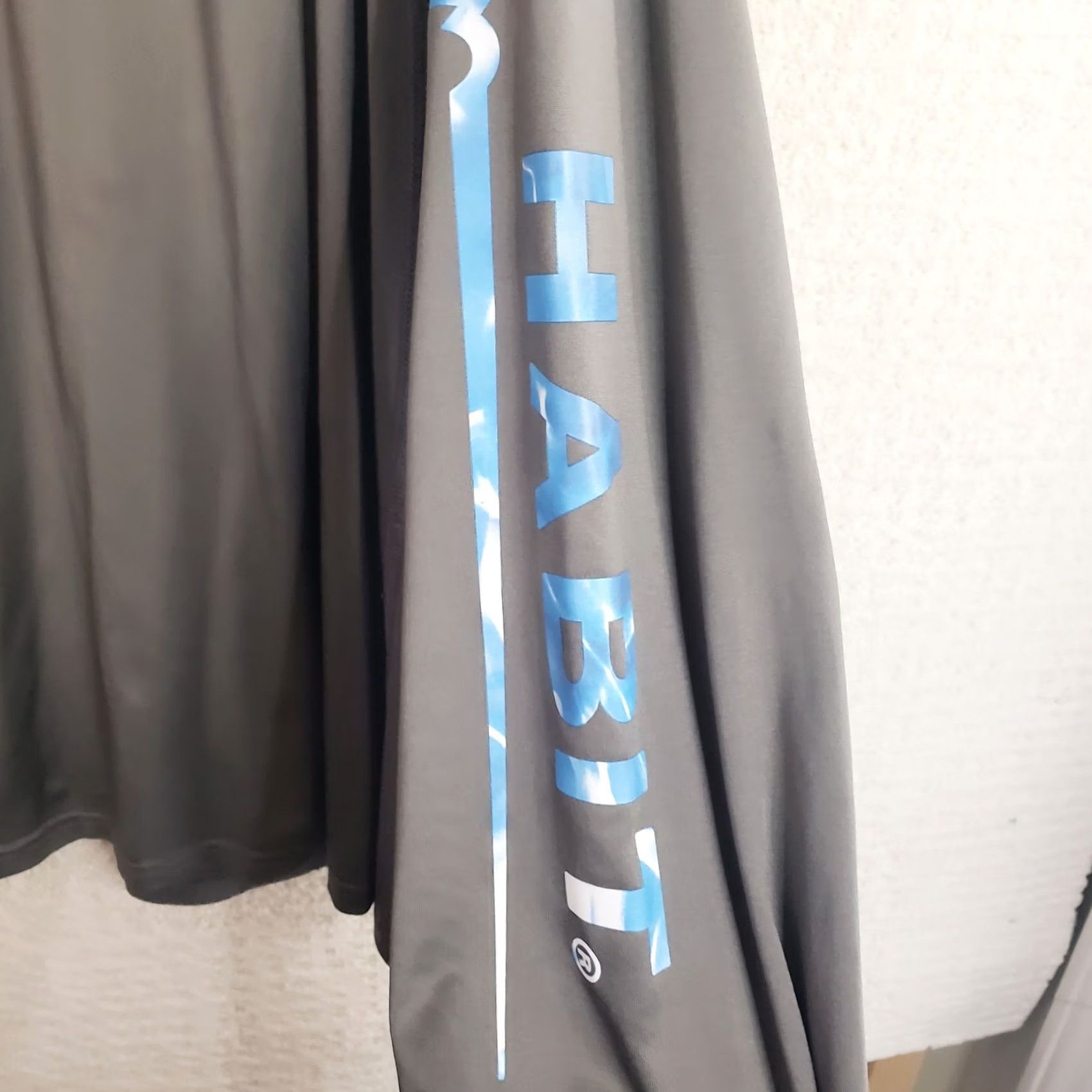 Habitat Habit Outdoors 1/4 Zip Hoodie Shirt LS 2XL Gray Logo Pullover Mock Neck Men Size US XXL / EU 58 / 5 - 7 Thumbnail