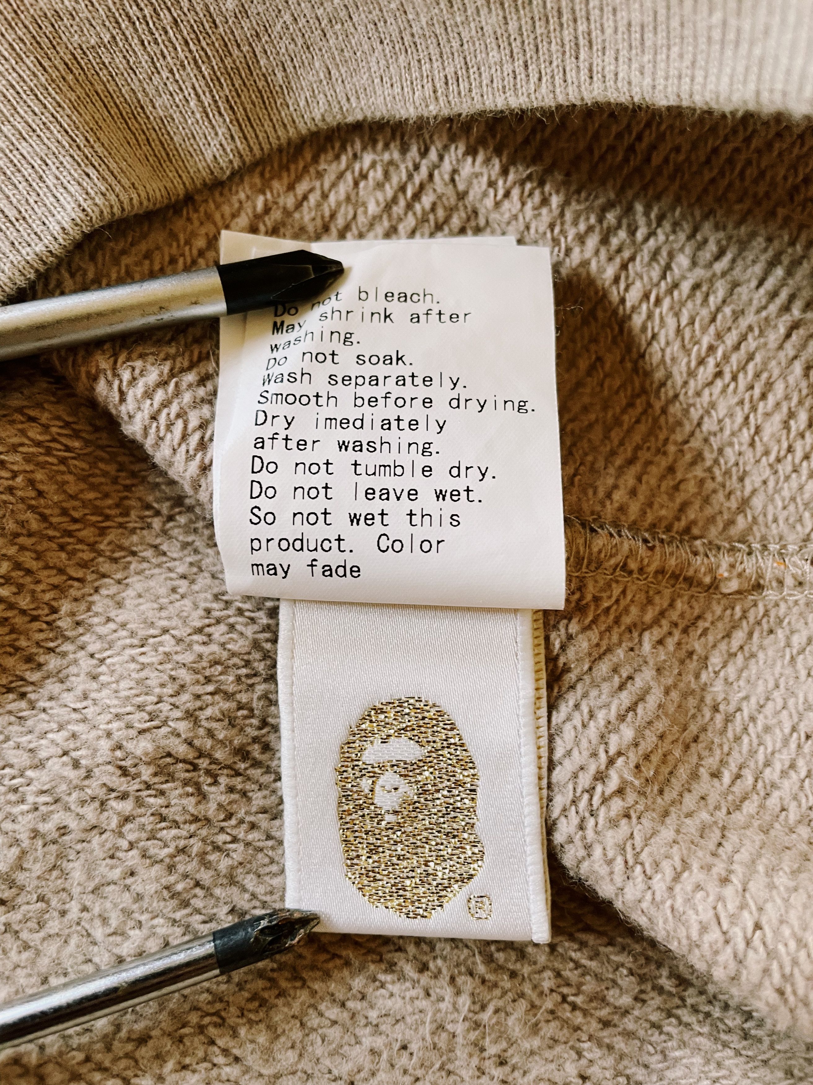 Bape Vintage Y2K Bape A Bathing Ape Checkered Full zip Hoodie Size US M / EU 48-50 / 2 - 5 Thumbnail