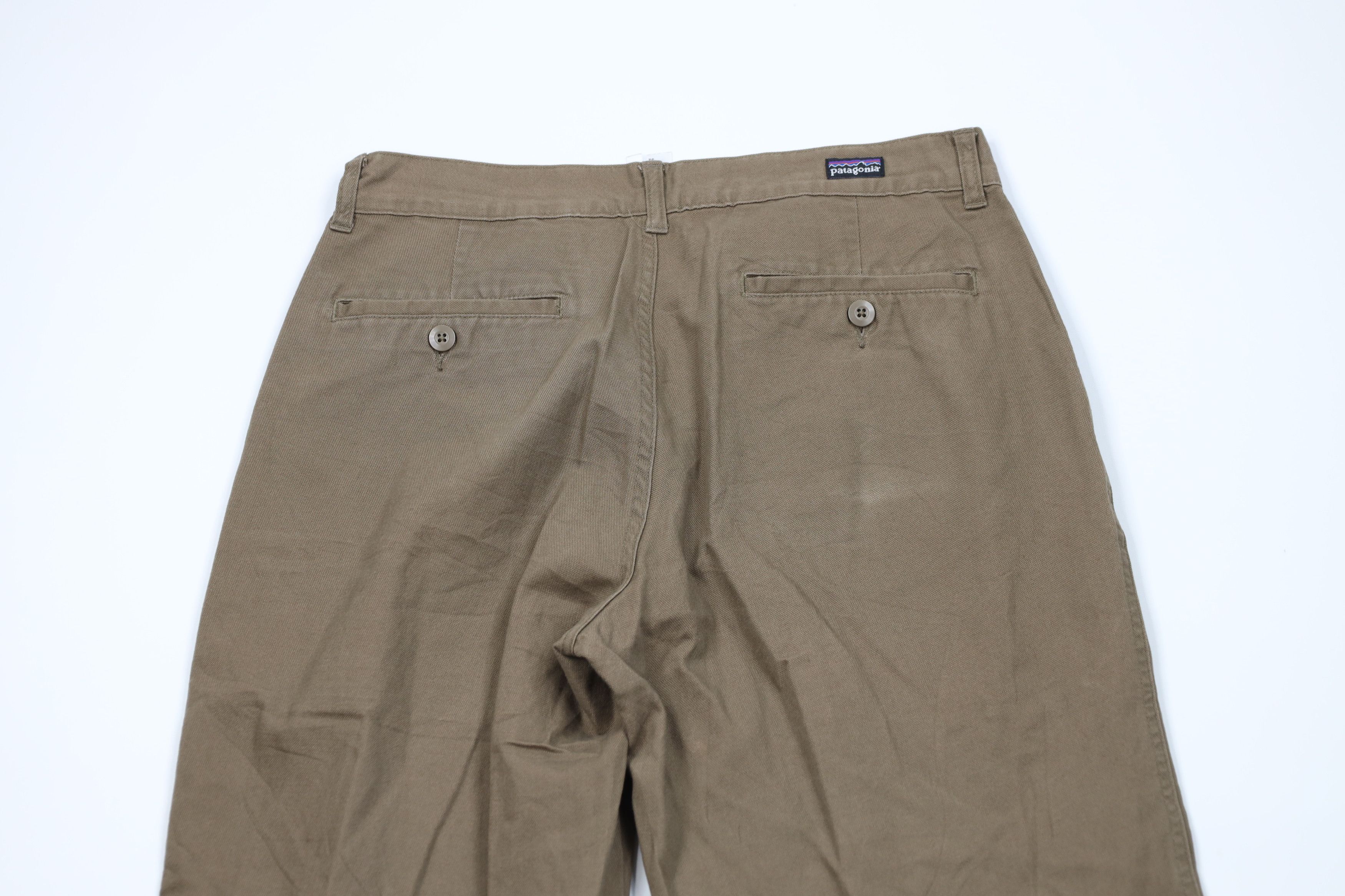 Patagonia Vintage Patagonia Faded Organic Cotton Wide Leg Pants Brown Size US 32 / EU 48 - 10 Thumbnail