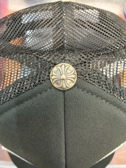 Chrome Hearts Chrome Hearts CH Las Vegas Trucker Hat (Black/White) Size ONE SIZE - 5 Thumbnail