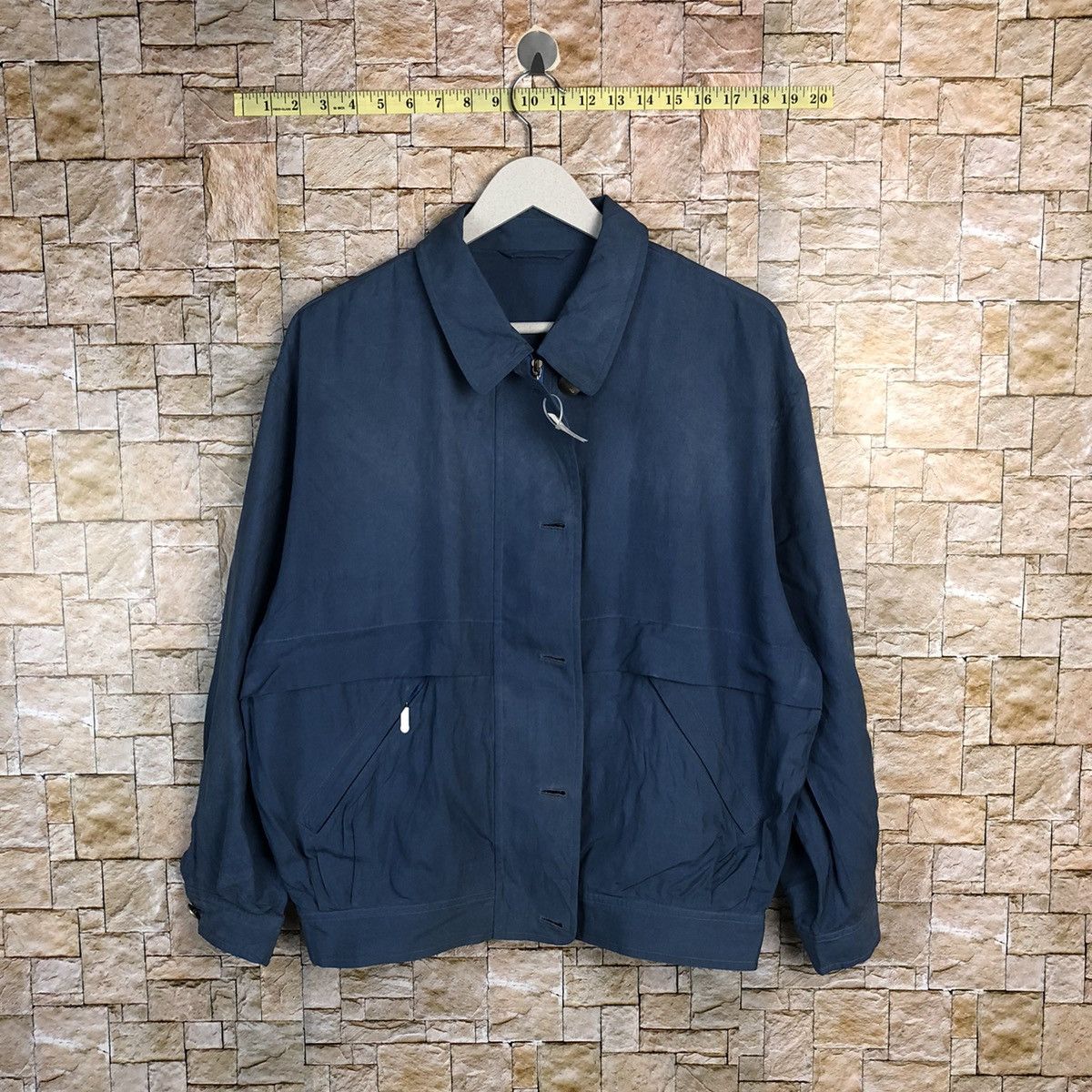 Burberry Burberrys vintage Blue light jacket windbreaker #A283 Size US L / EU 52-54 / 3 - 1 Thumbnail