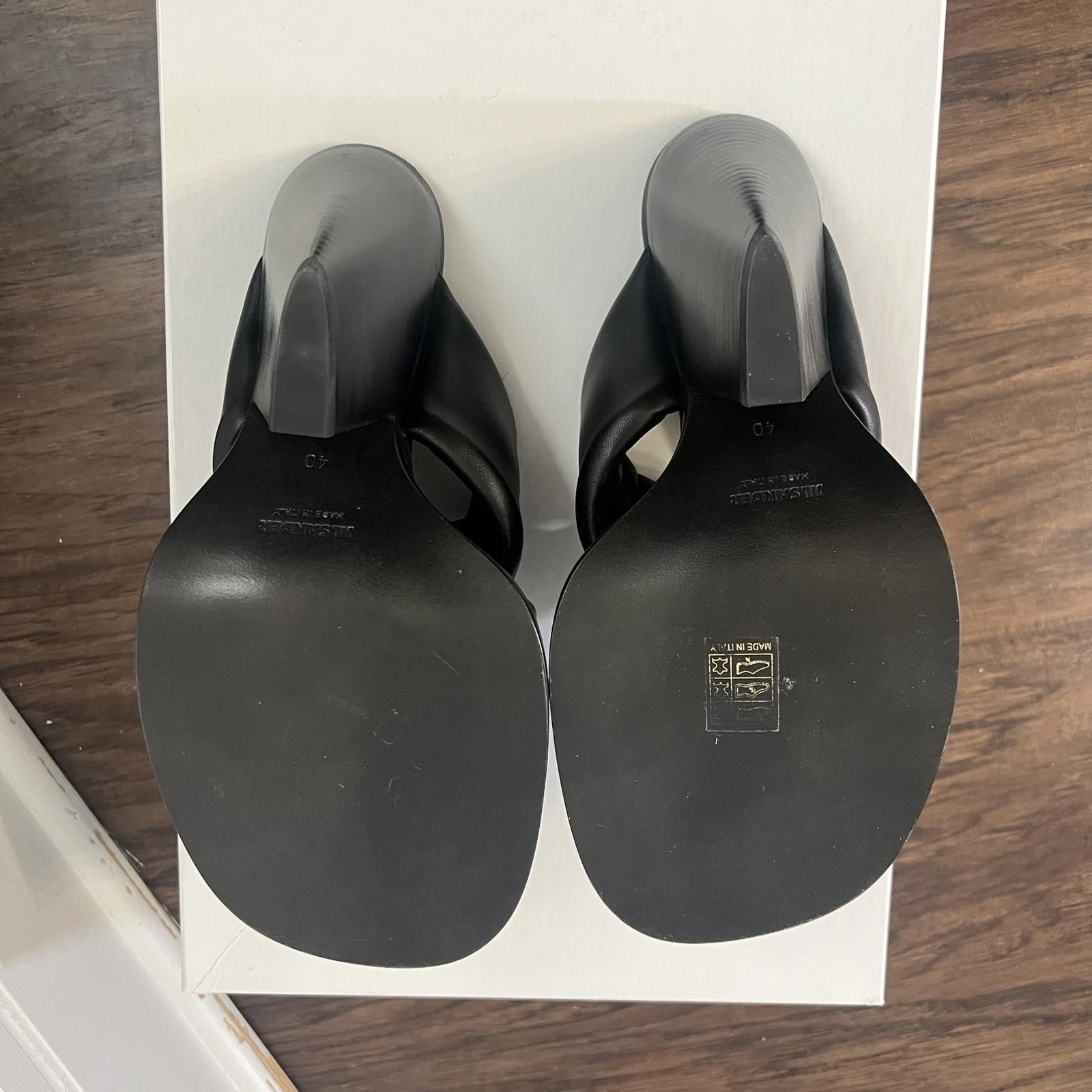 Jil Sander Jil Sander Padded Leather Mule Black NWT EU 40 US 10 Size US 10 / IT 40 - 4 Thumbnail