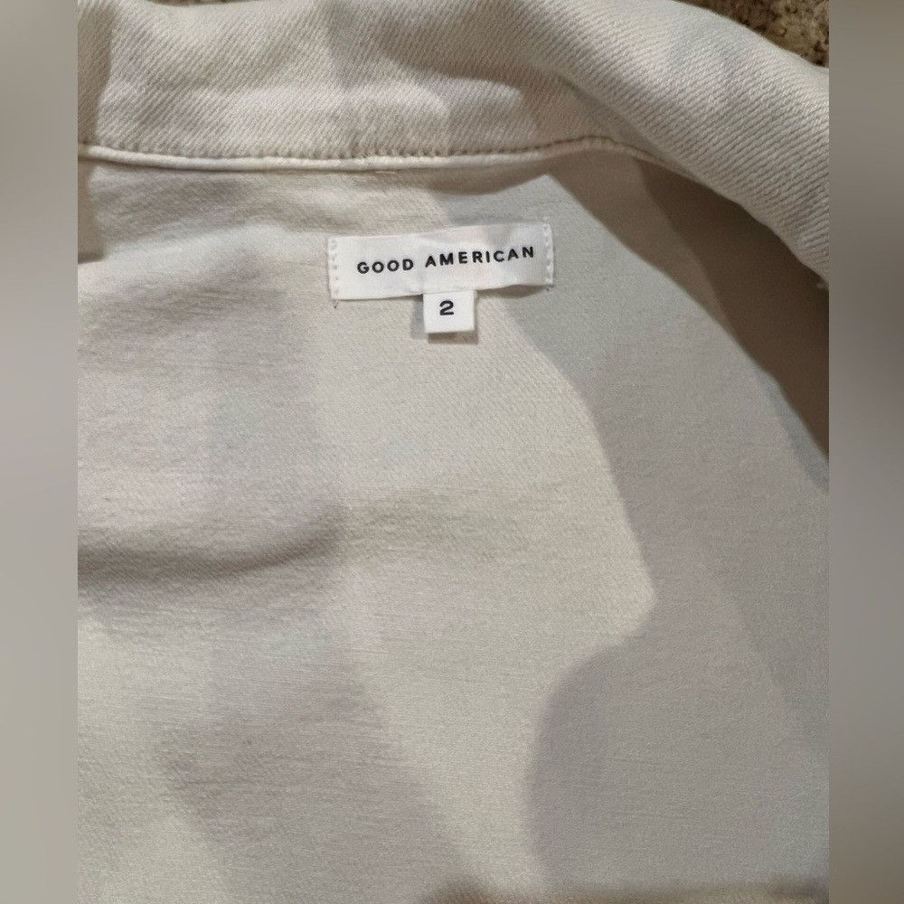 Good American Good American Belted Utility Jumpsuit Bone Size 2 (Fits Sma Size 27" / US 4 / IT 40 - 8 Thumbnail