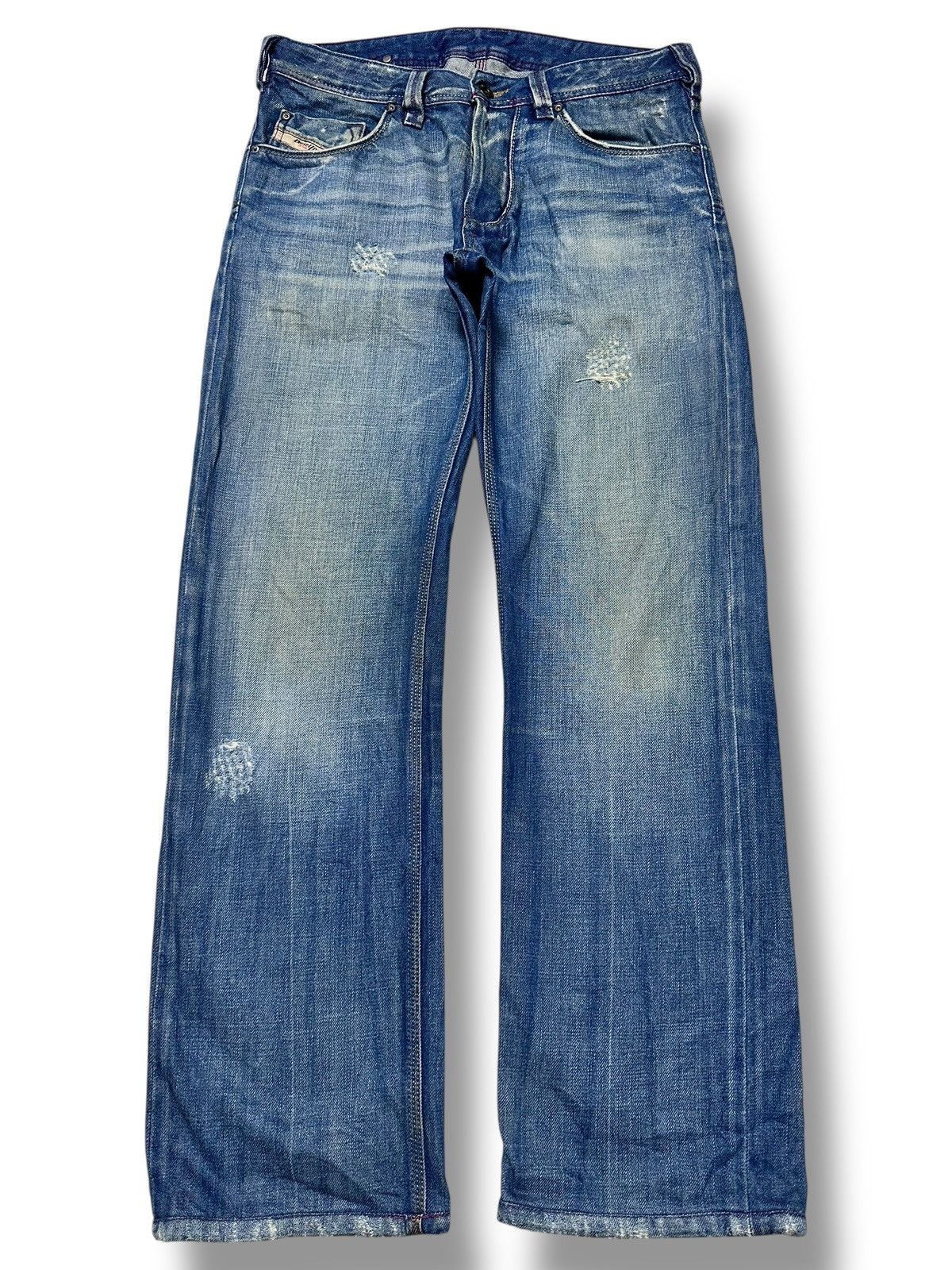 Diesel Diesel Vintage Distressed With Straight Loose and Faded Wash Size US 33 - 1 Thumbnail