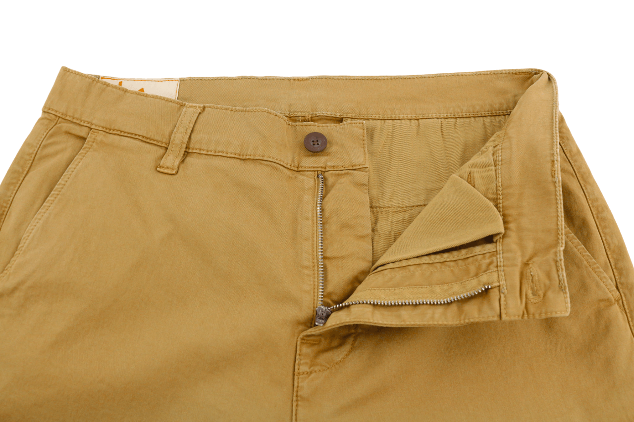 Nudie Jeans EASY ALVIN W31/L34 Camel Chino Slim Zip 82574 Size US 31 - 9 Thumbnail