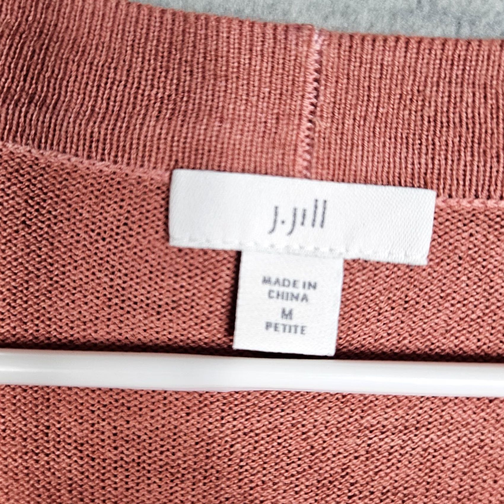 J. Jill J.Jill Sweater Women's M Dip Dyed Button Up V-Neck Cardigan Size M / US 6-8 / IT 42-44 - 3 Thumbnail