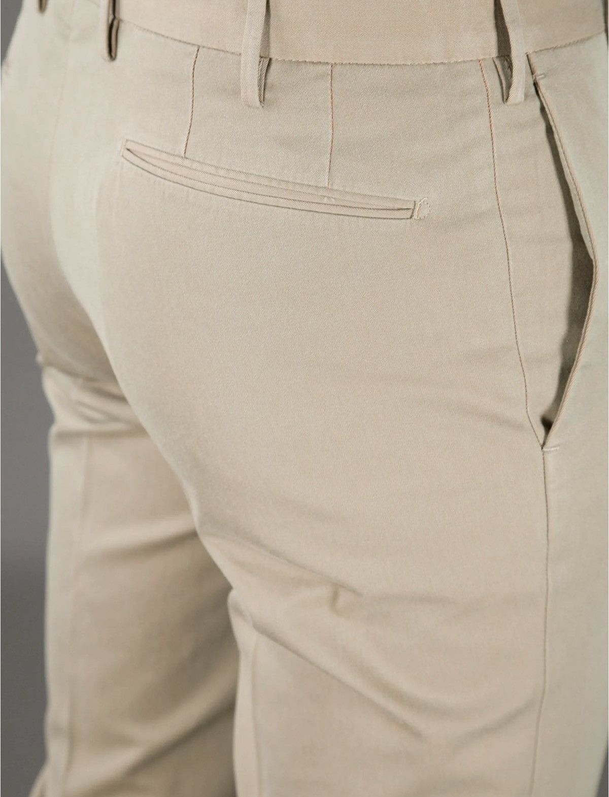 Incotex Men’s INCOTEX Slim Fit KhakiTrouser Sz 48 / US 32 Size 38S - 5 Thumbnail